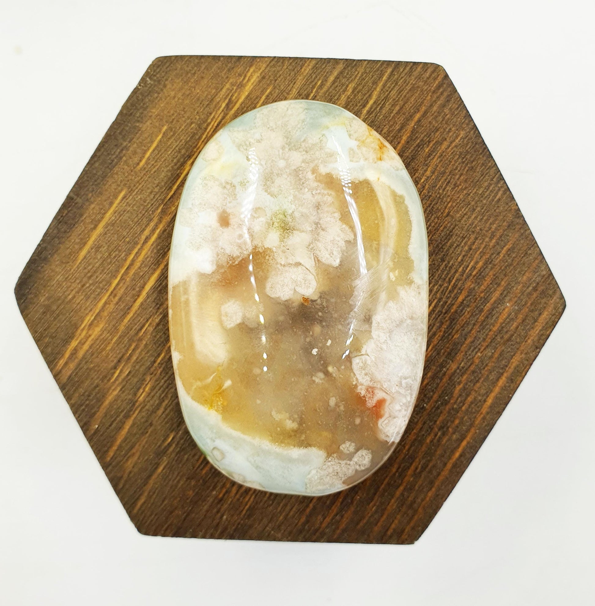 Green Flower Agate Palm
