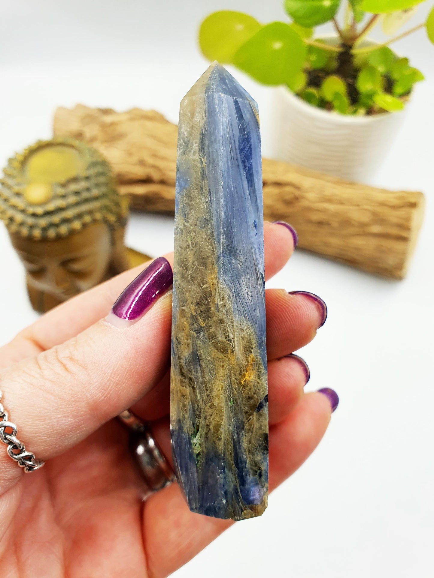 Natural Kyanite Tower