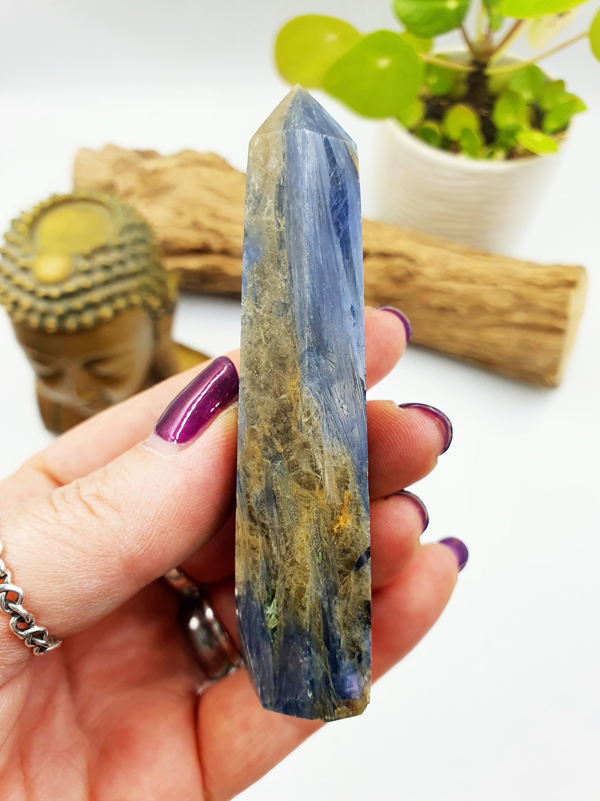 Natural Kyanite Tower