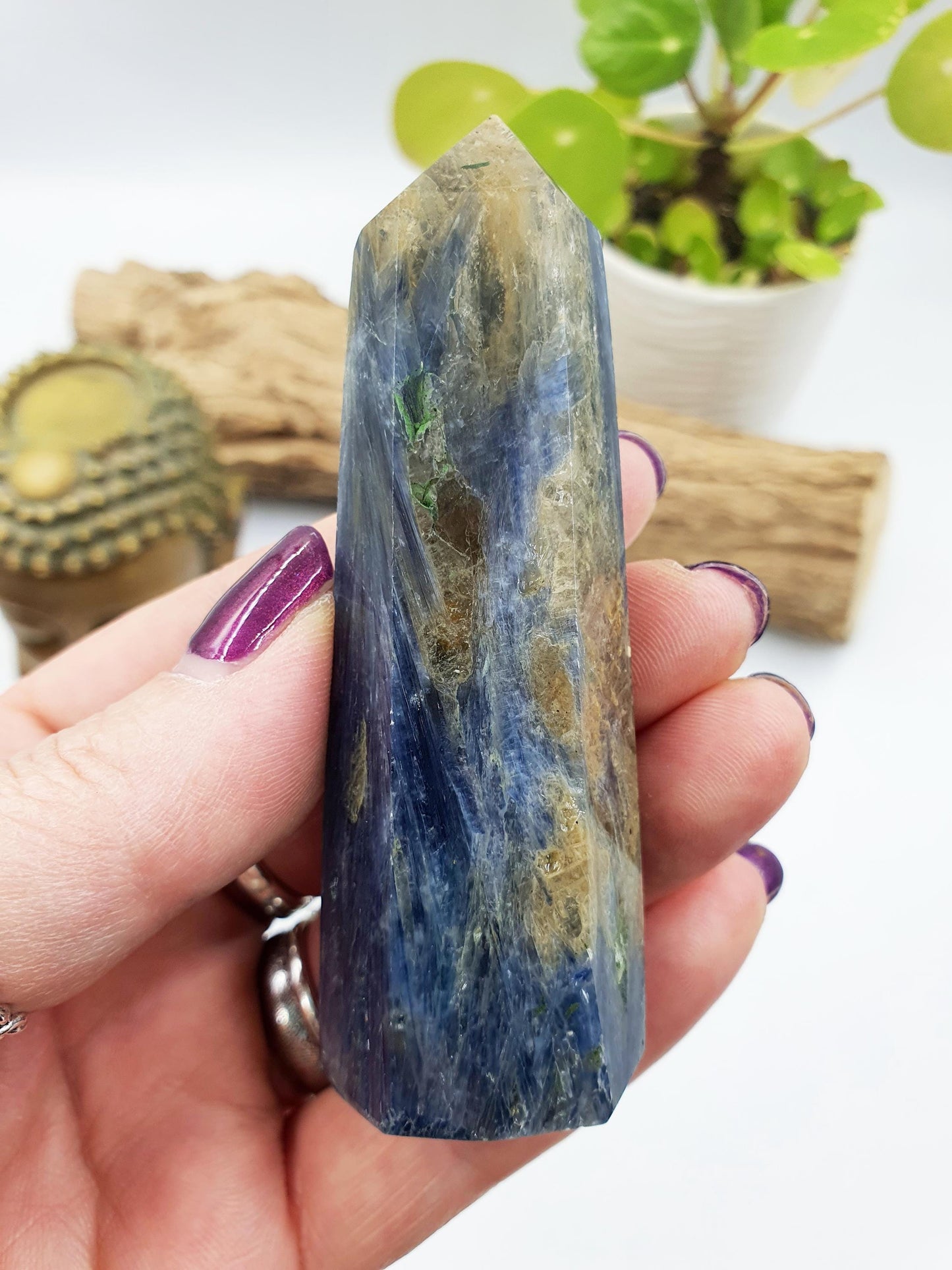 Natural Kyanite Tower