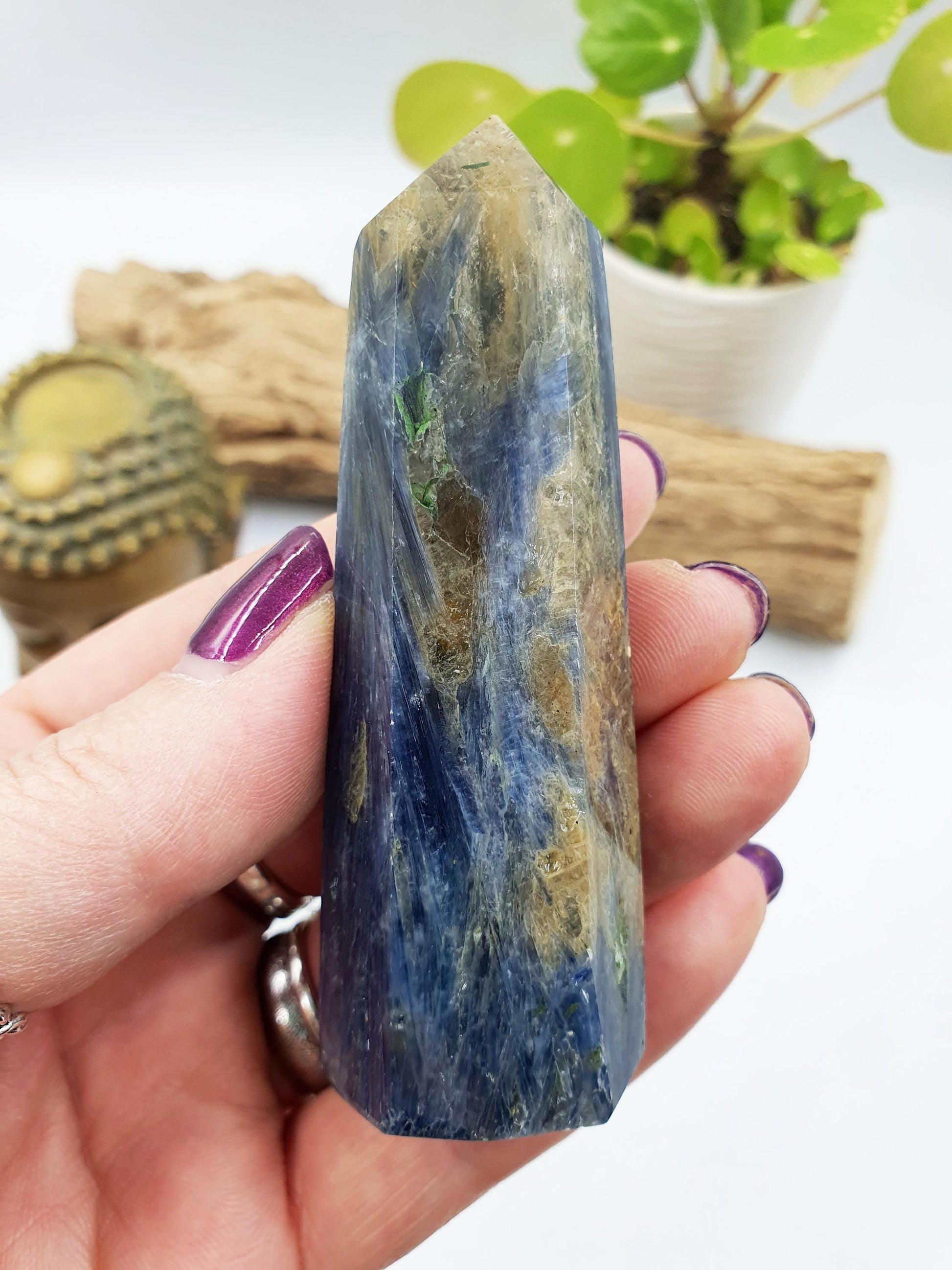 Natural Kyanite Tower
