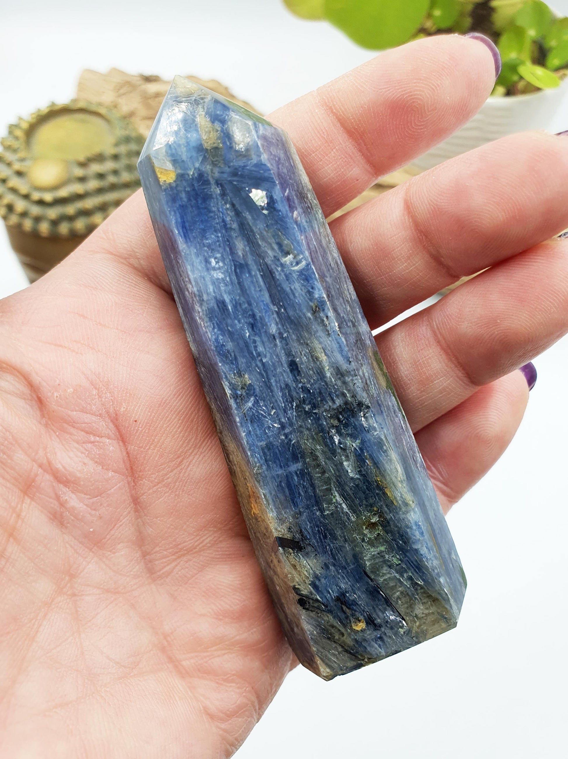 Natural Kyanite Tower