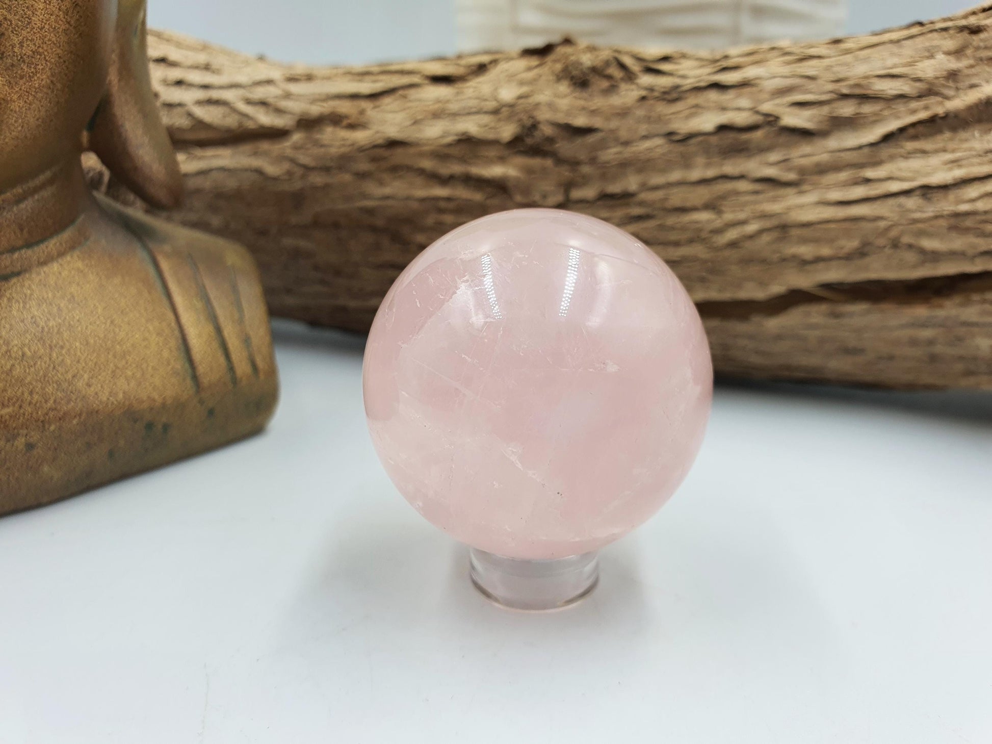 Star Rose Quartz Sphere