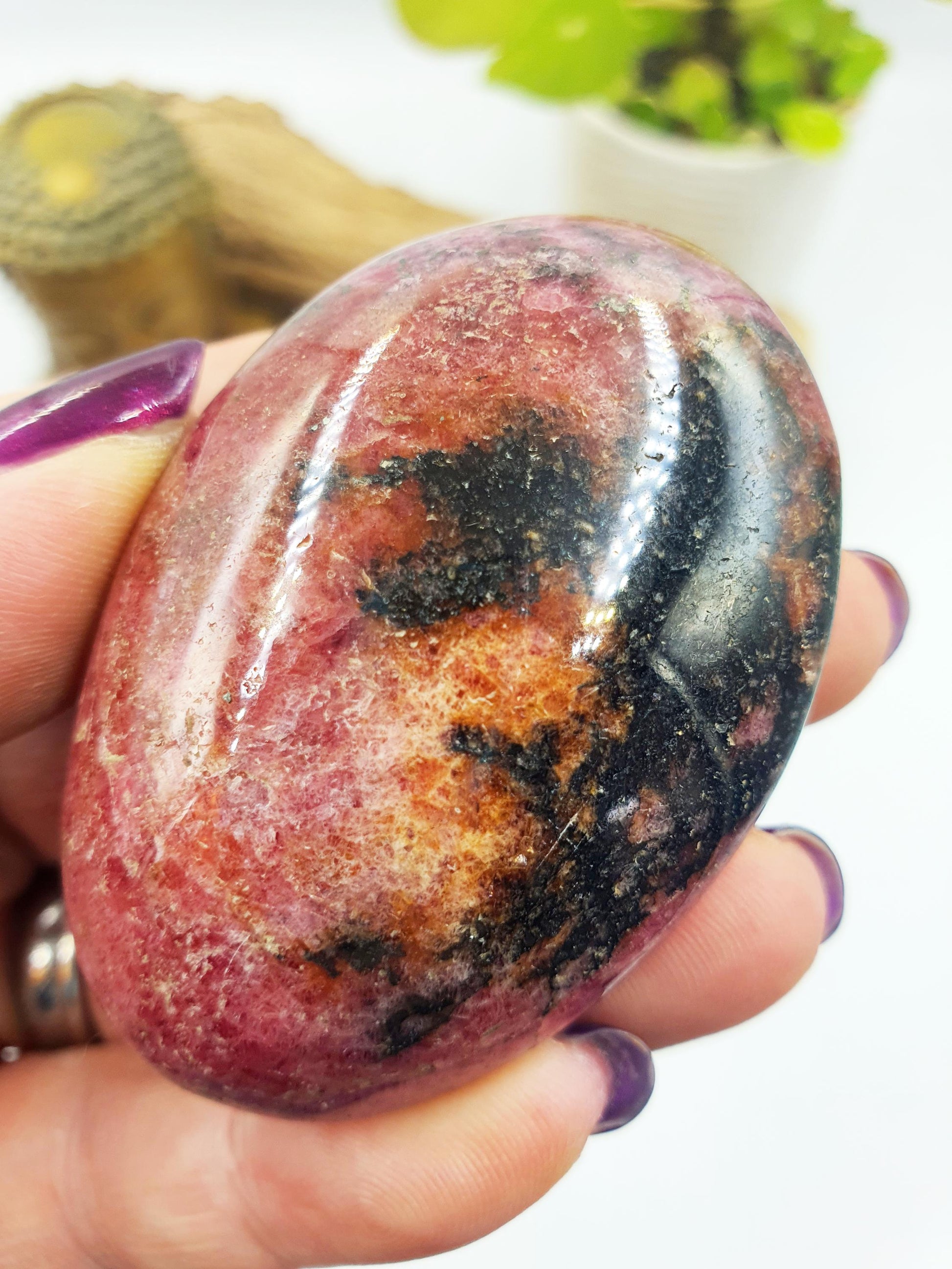 Rhodonite Palmstone
