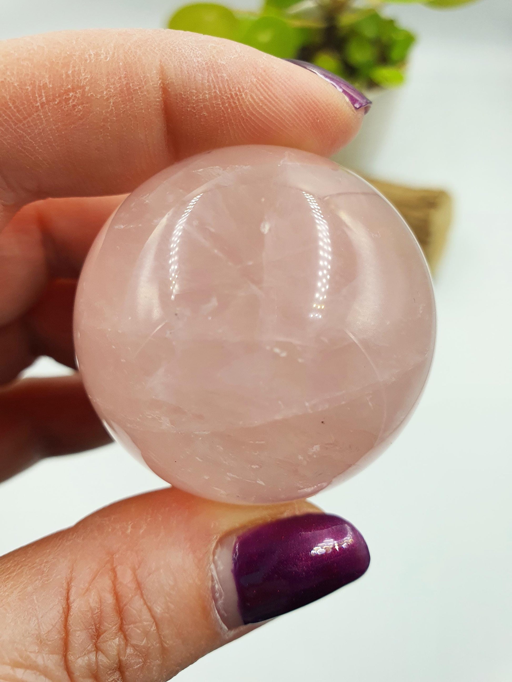 Star Rose Quartz Sphere