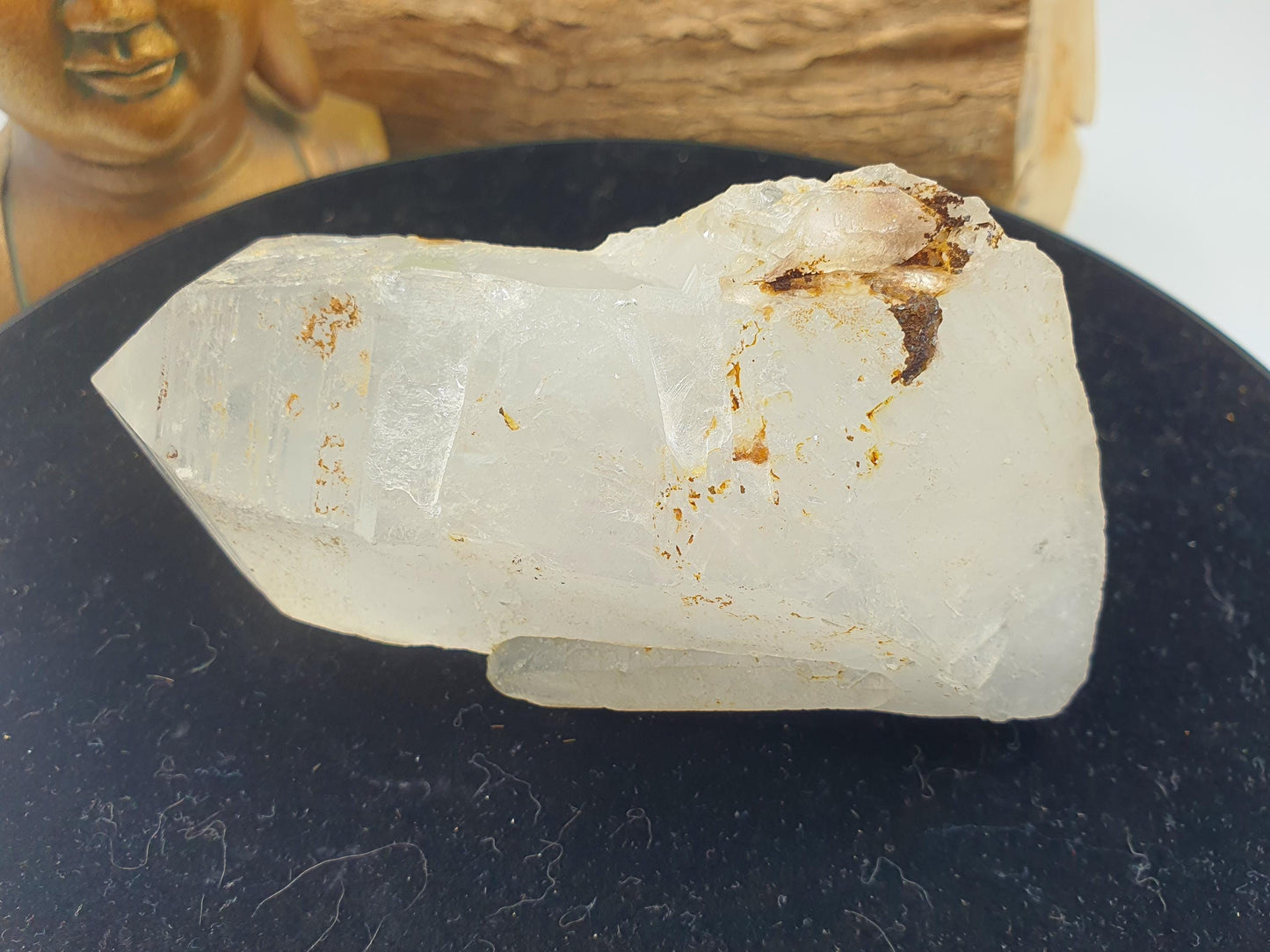 Etched Icey Quartz Floater