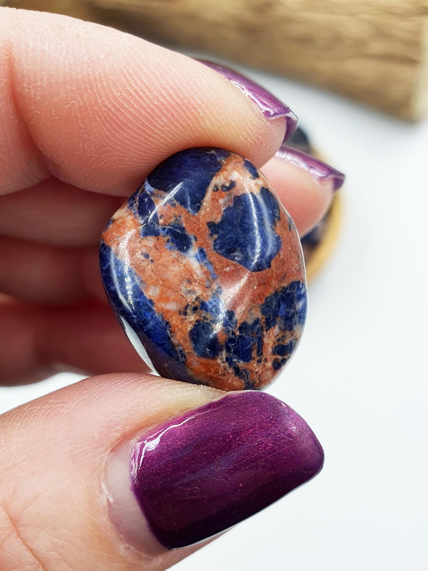Sunset Sodalite Tumbles