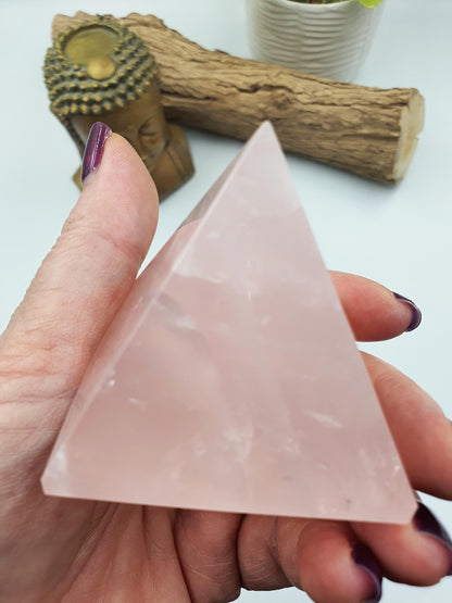 Rose Quartz Pyramid