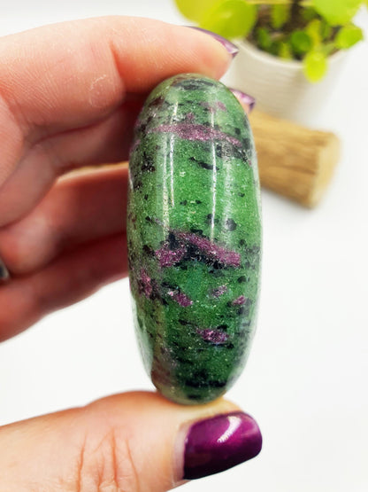 Ruby in Zoisite Palm