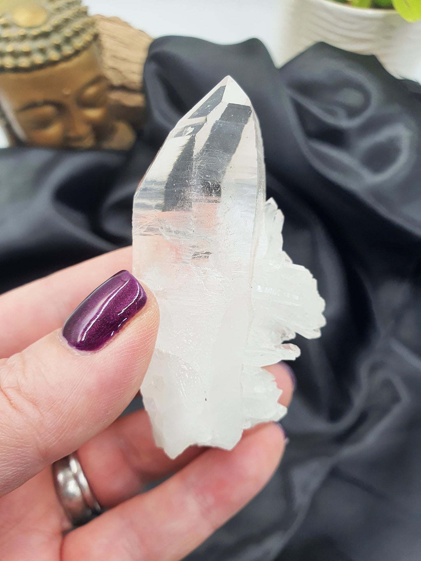 Lemurian Seed Quartz Cluster Point