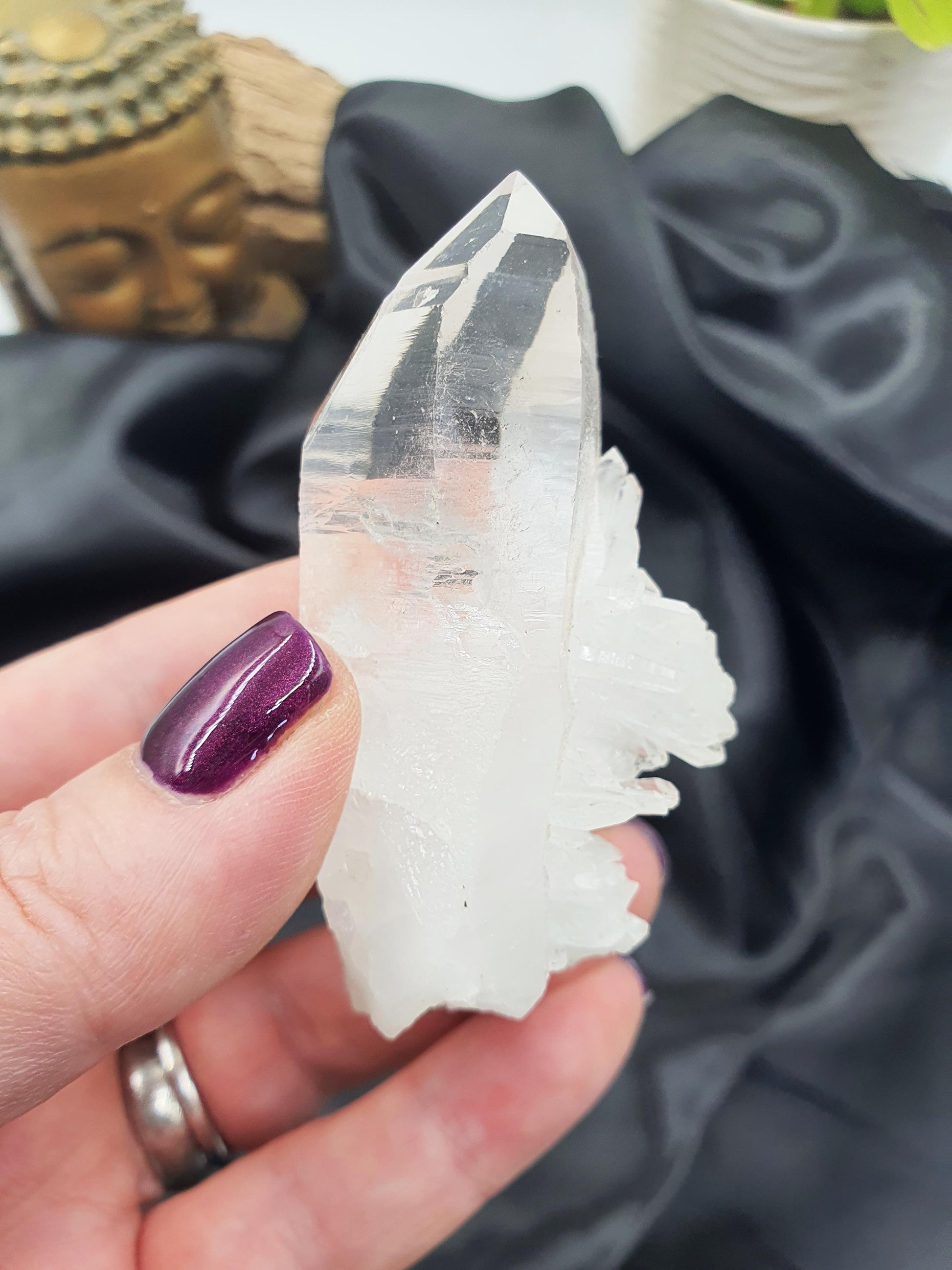 Lemurian Seed Quartz Cluster Point