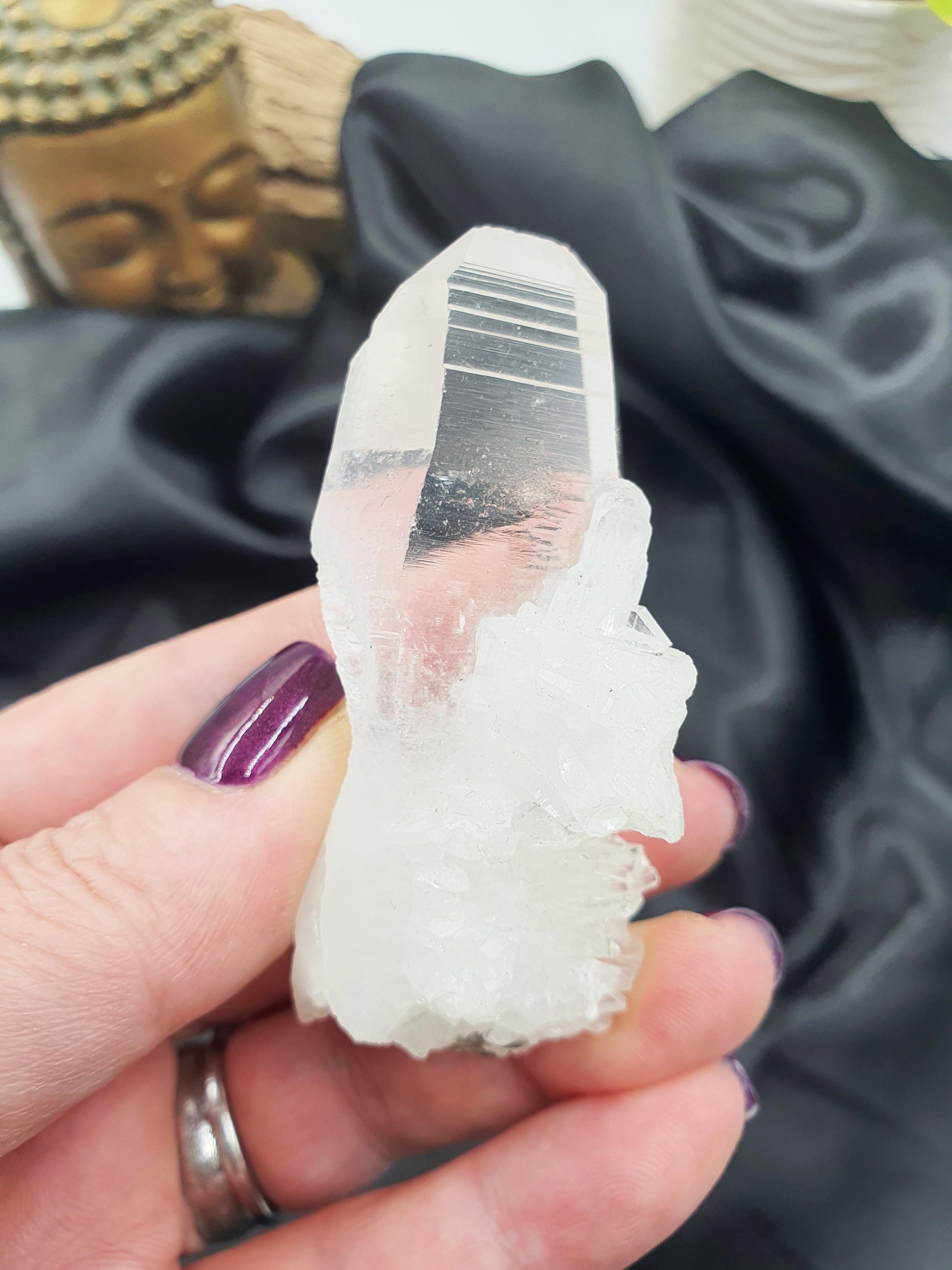 Lemurian Seed Quartz Cluster Point
