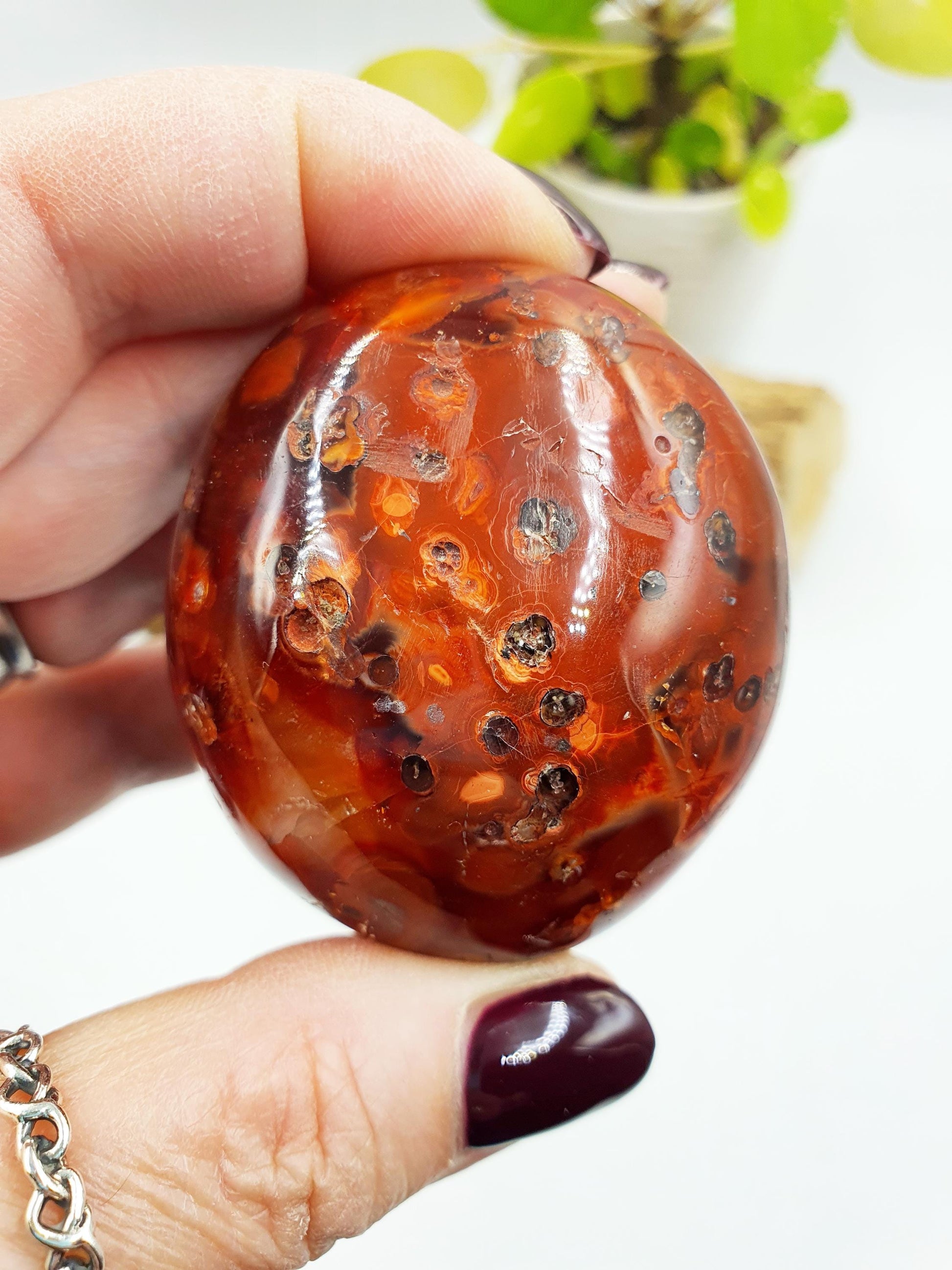 Unique Carnelian Palm