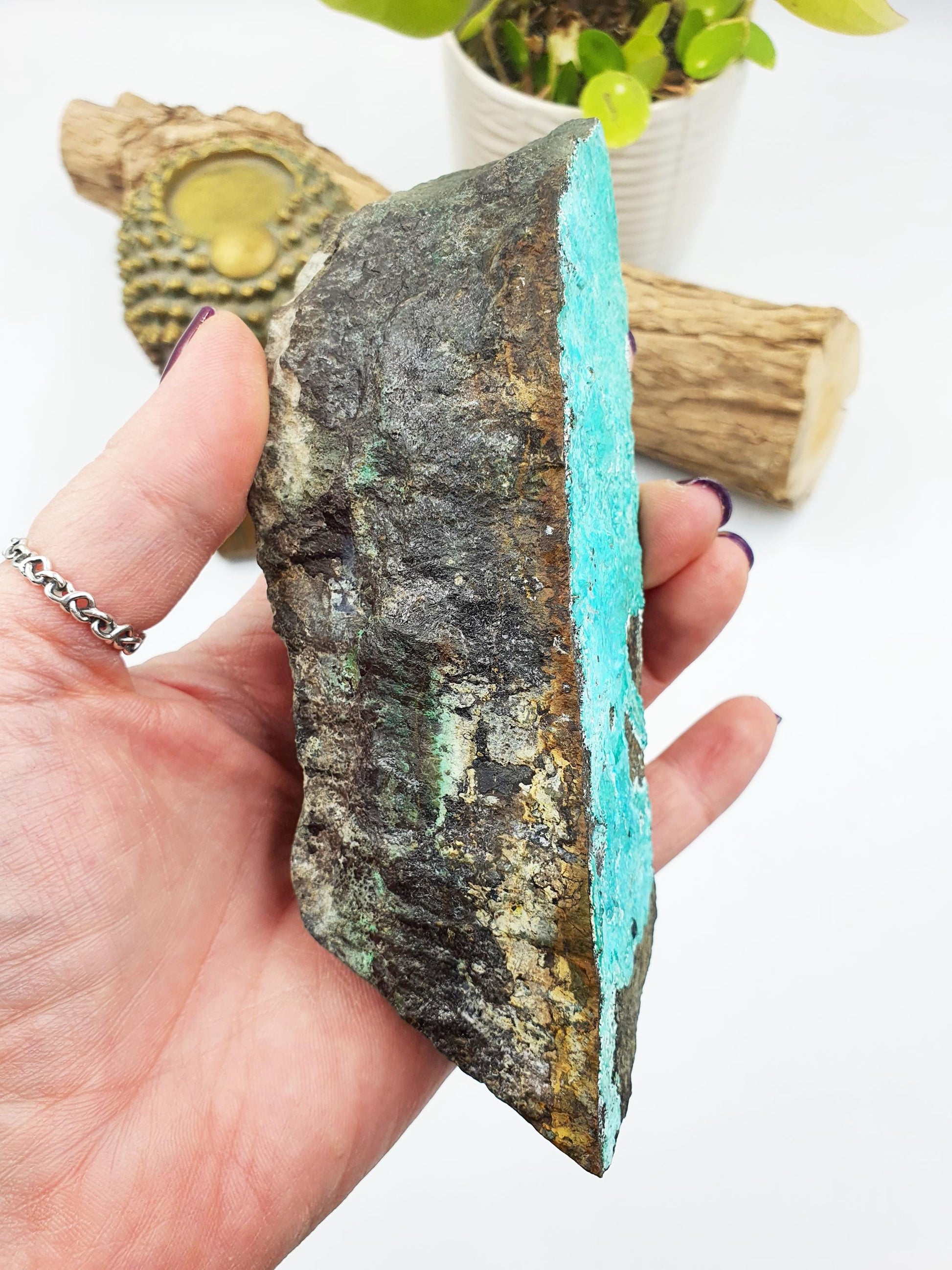Silica Chrysocolla Specimen