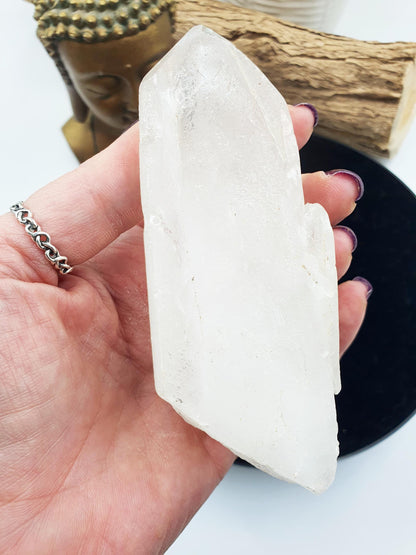 Etched Icey Quartz Floater