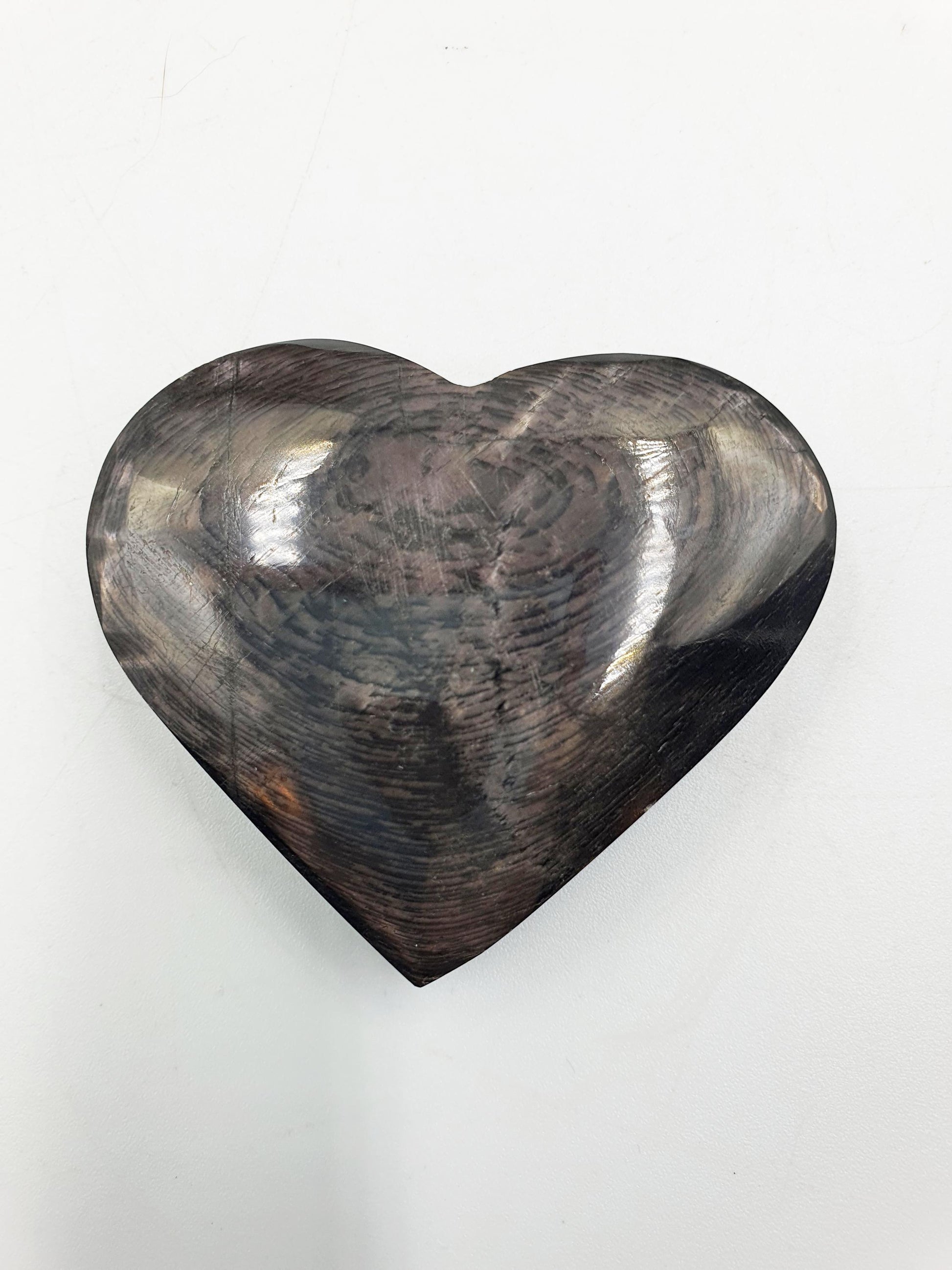 Hypersthene Puff Heart