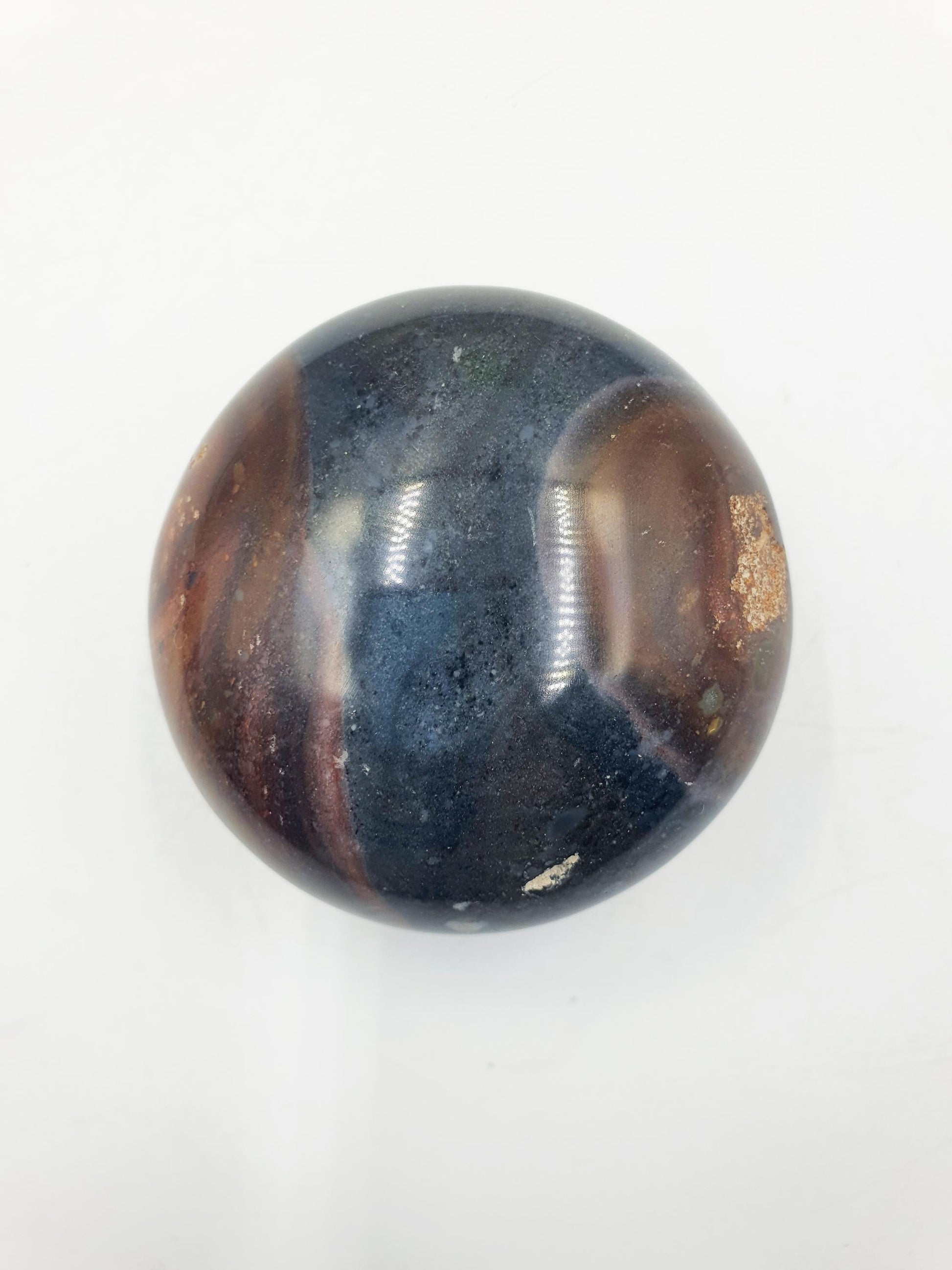 Large Round Ocean Jasper Palm
