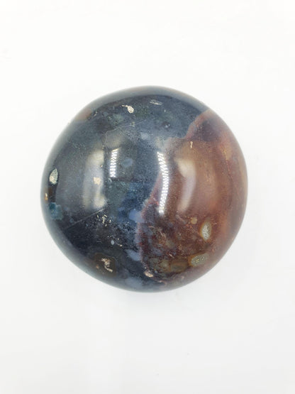 Large Round Ocean Jasper Palm