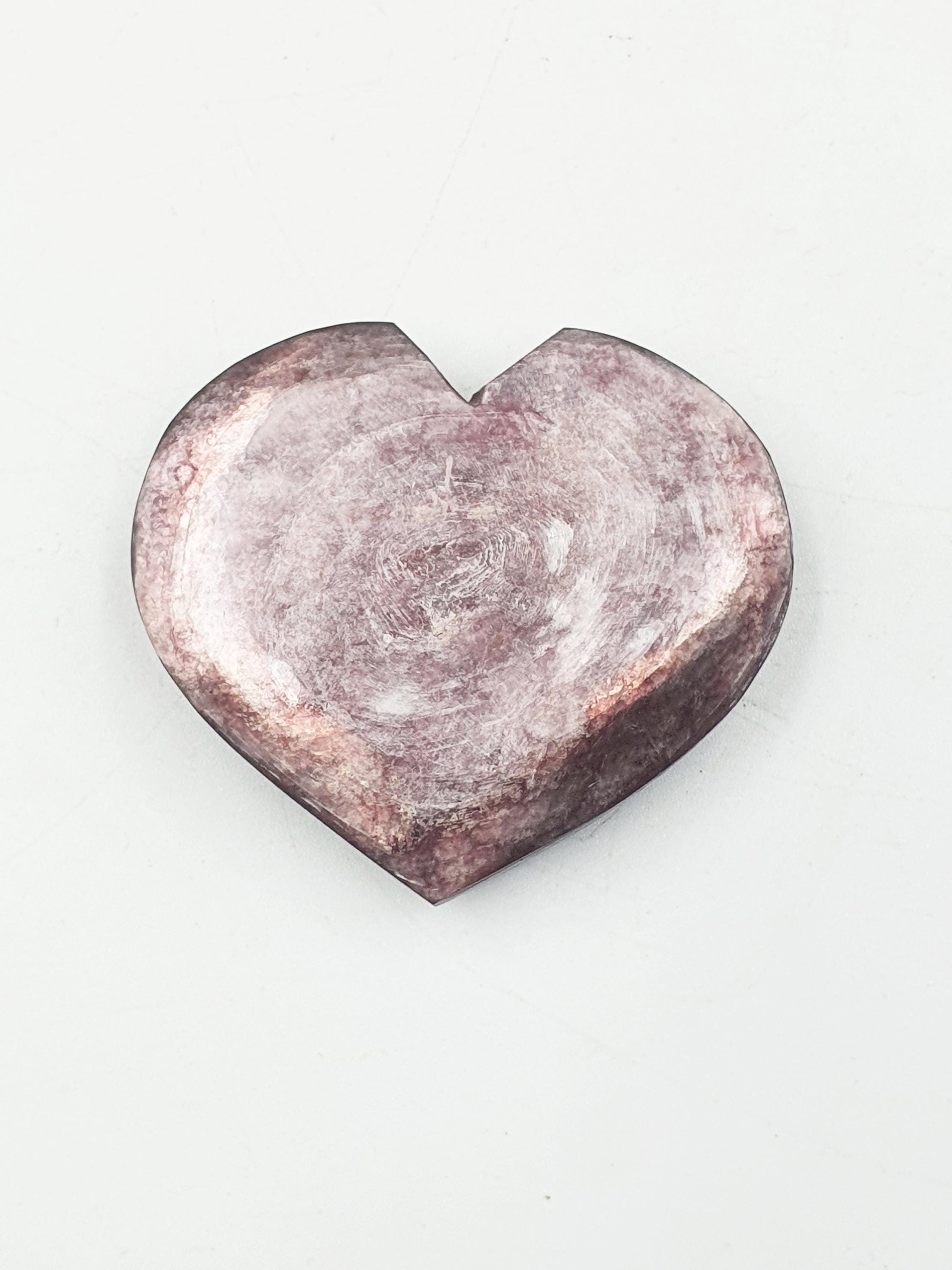 Flashy Purple Mica Puff Heart