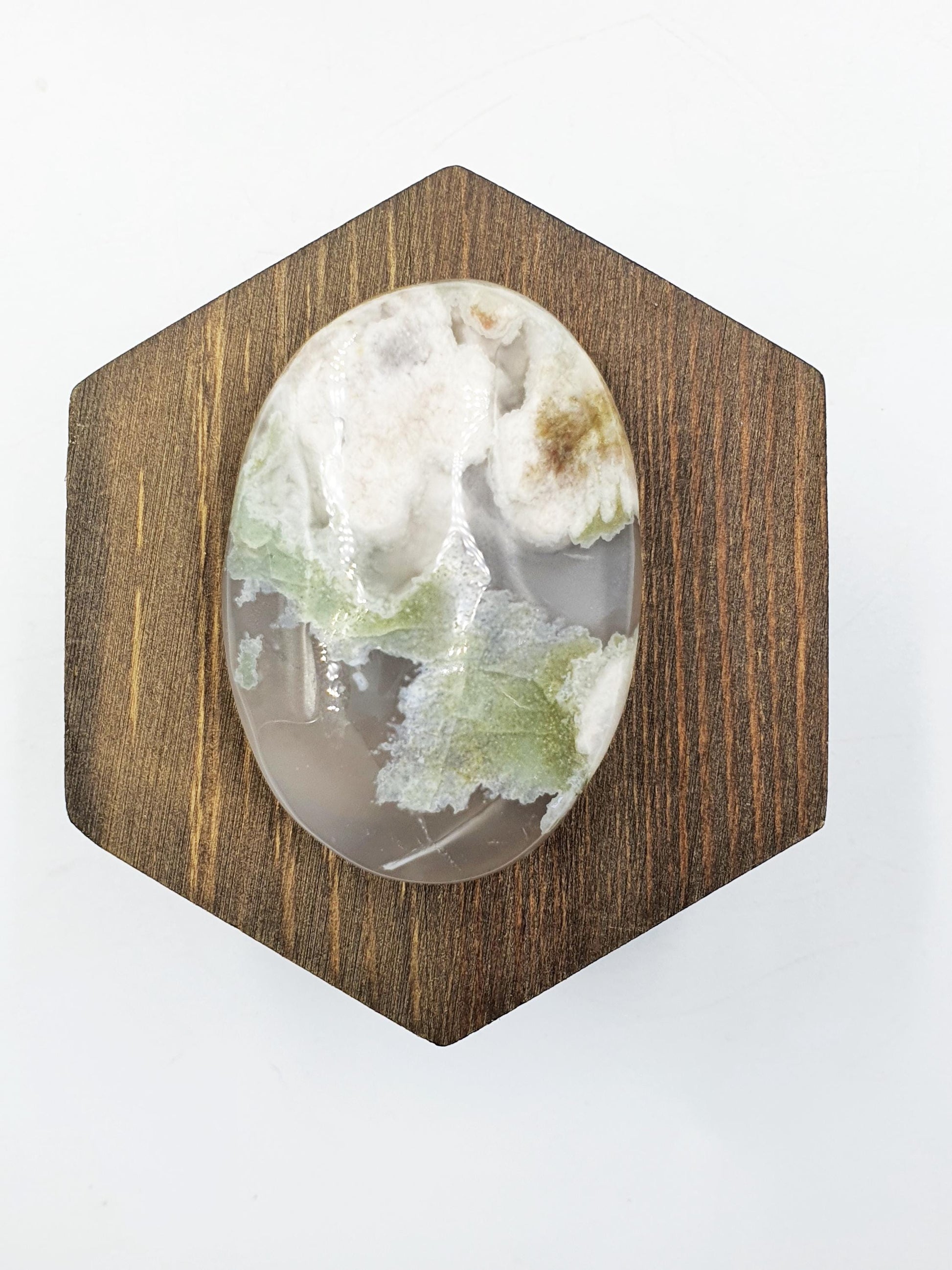 Green Flower Agate Palm