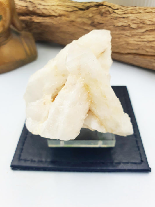 Sparkly Pinapple Clear Quartz Cluster