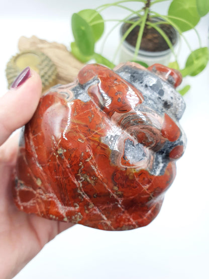 Warring States Red Agate Crystal Shell