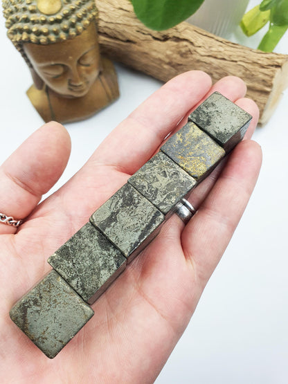 Pyrite Crystal Cube