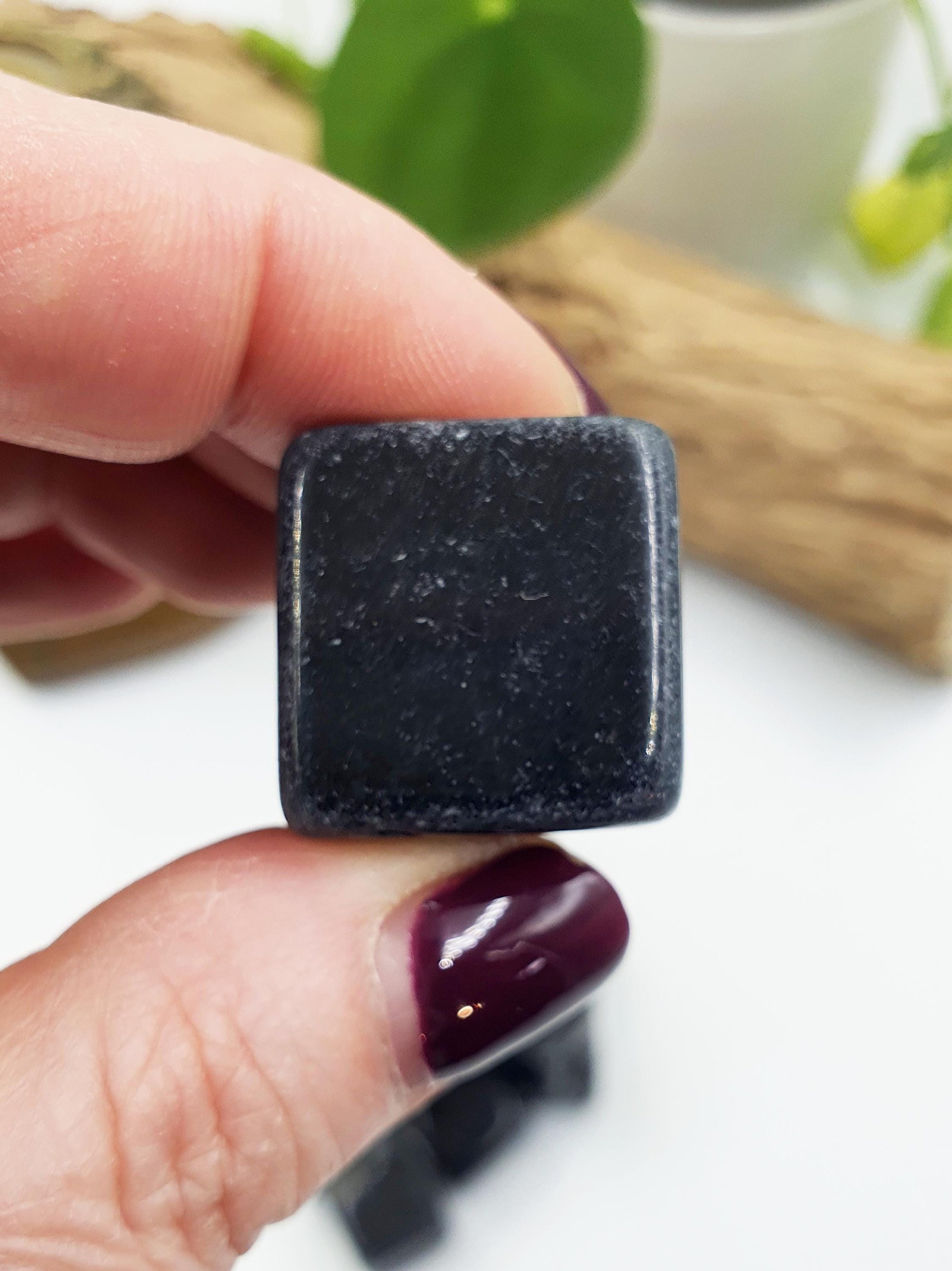 Imperfect Black Obsidian Mini Crystal Cube