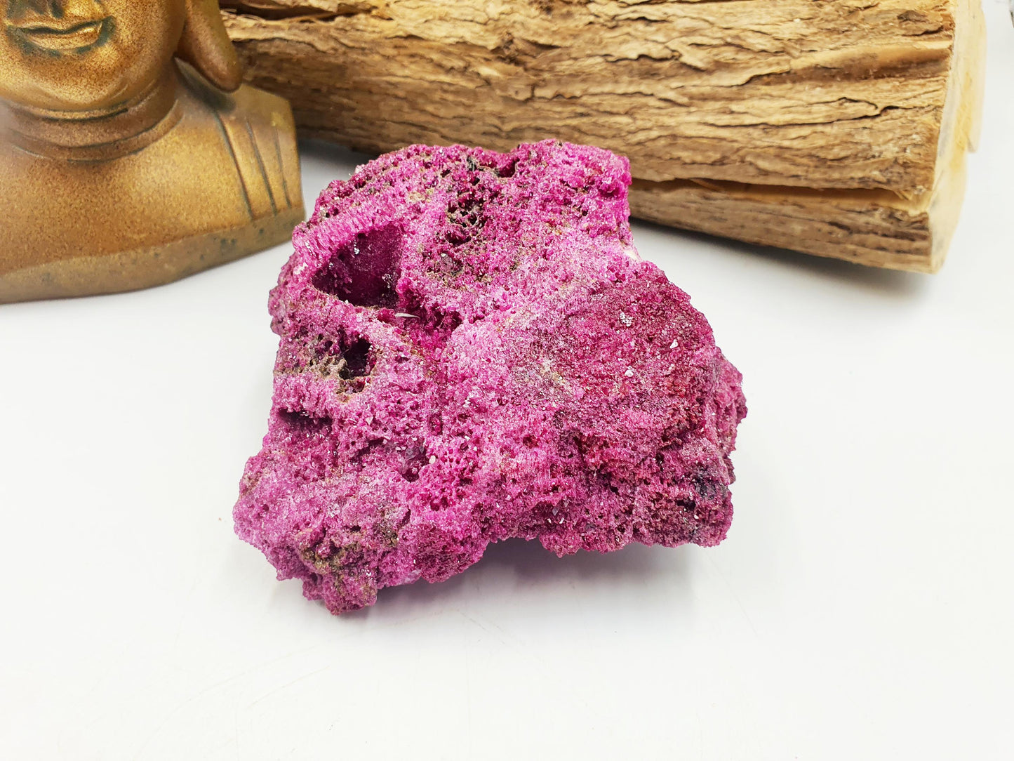 Raw Flashy Ruby Specimen / Rough Red Corundum Ruby / Natural Ruby Chunk - 610g