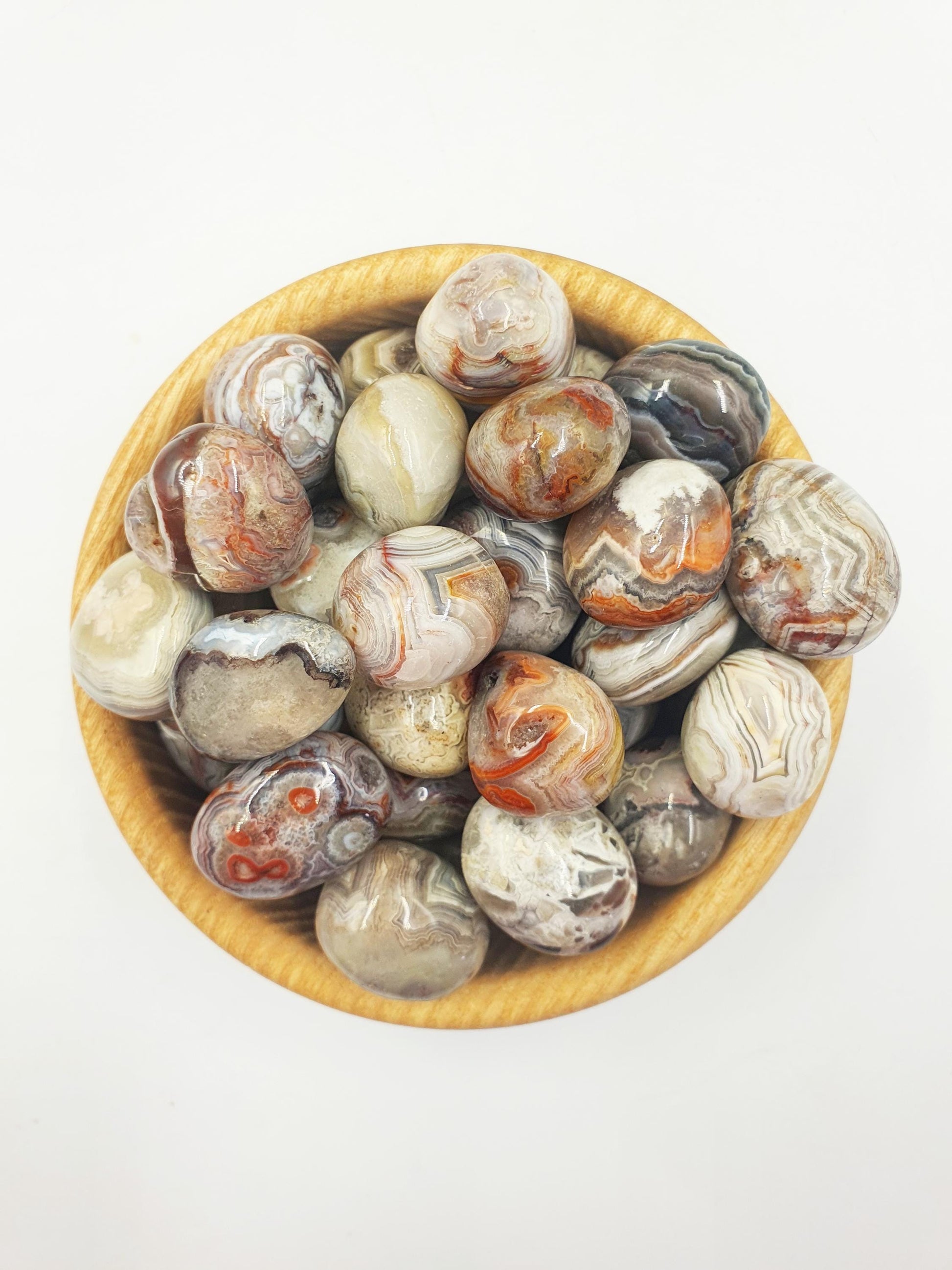 Mexican Crazy Lace Agate Tumbles