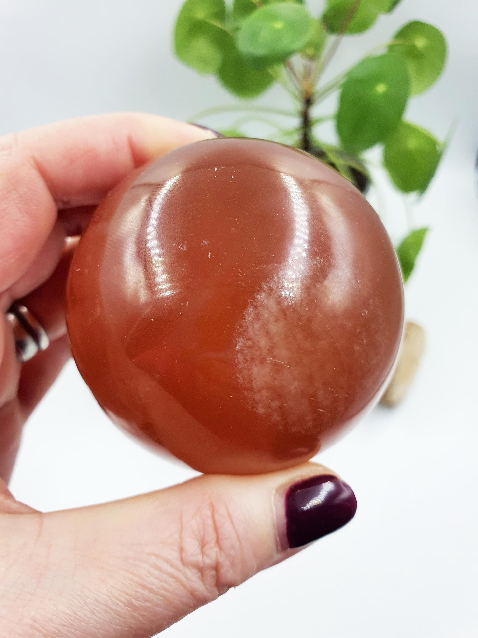 Large Honey Calcite Sphere