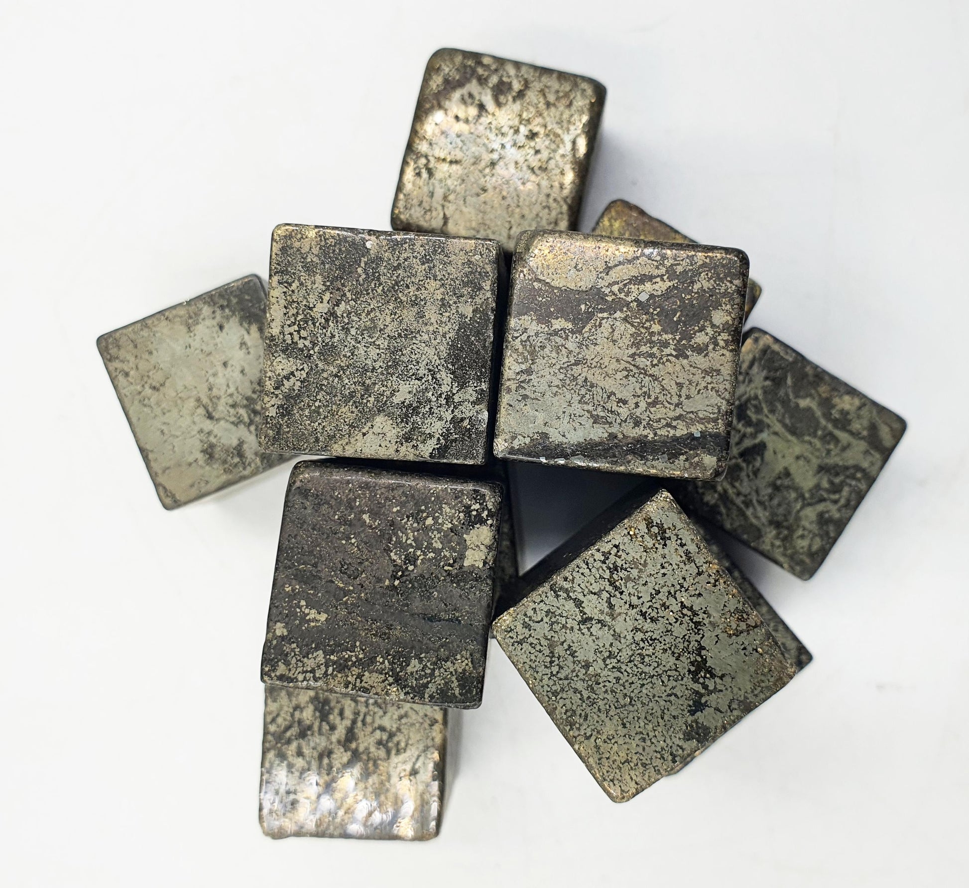 Pyrite Crystal Cube
