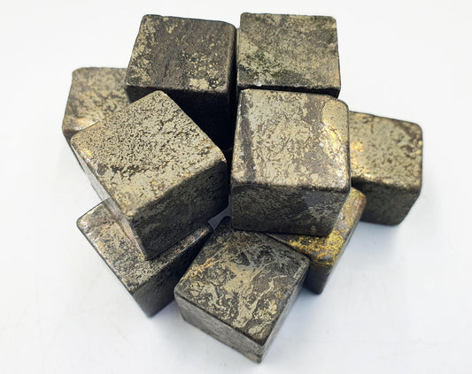 Pyrite Crystal Cube