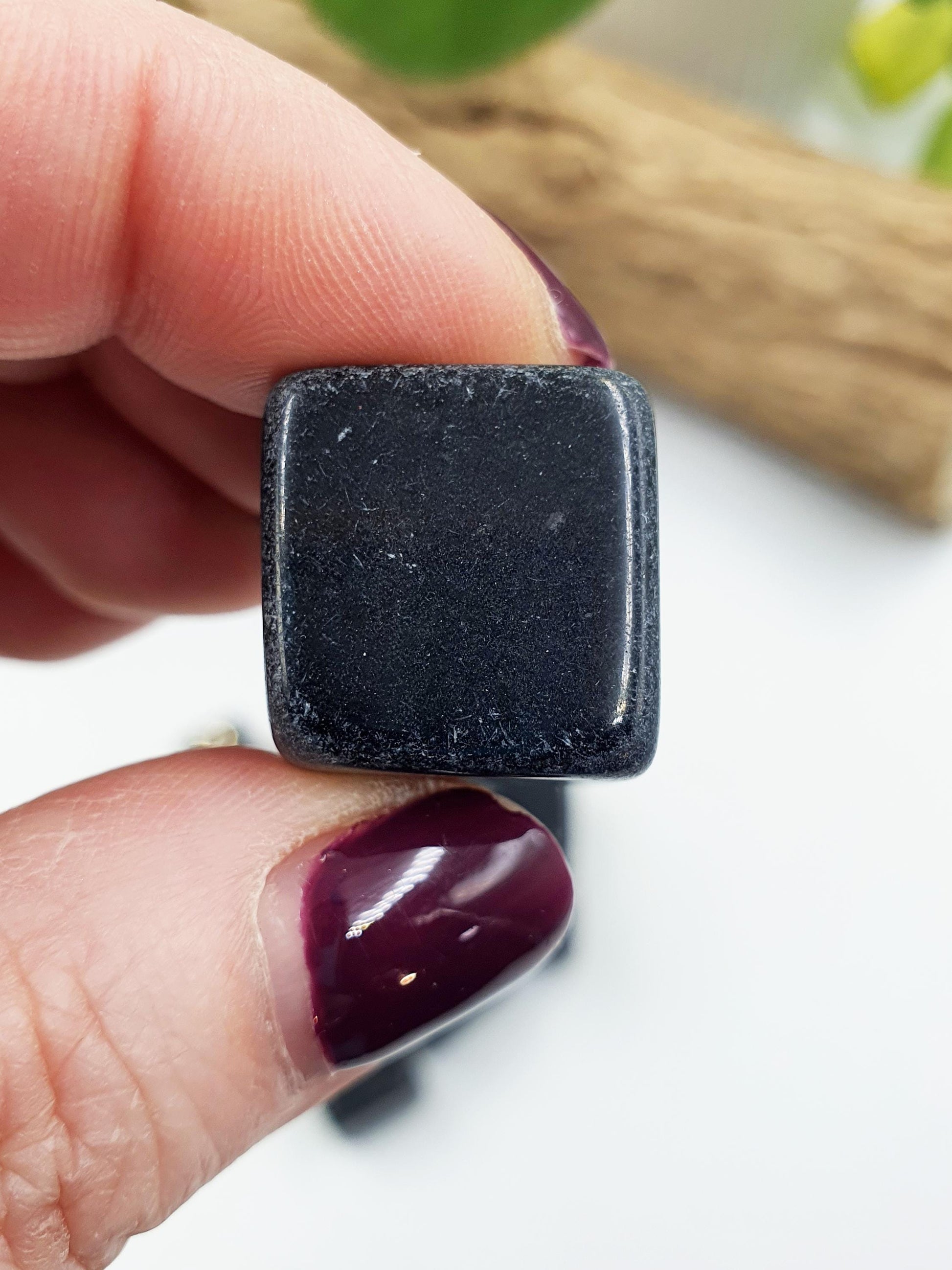 Imperfect Black Obsidian Mini Crystal Cube