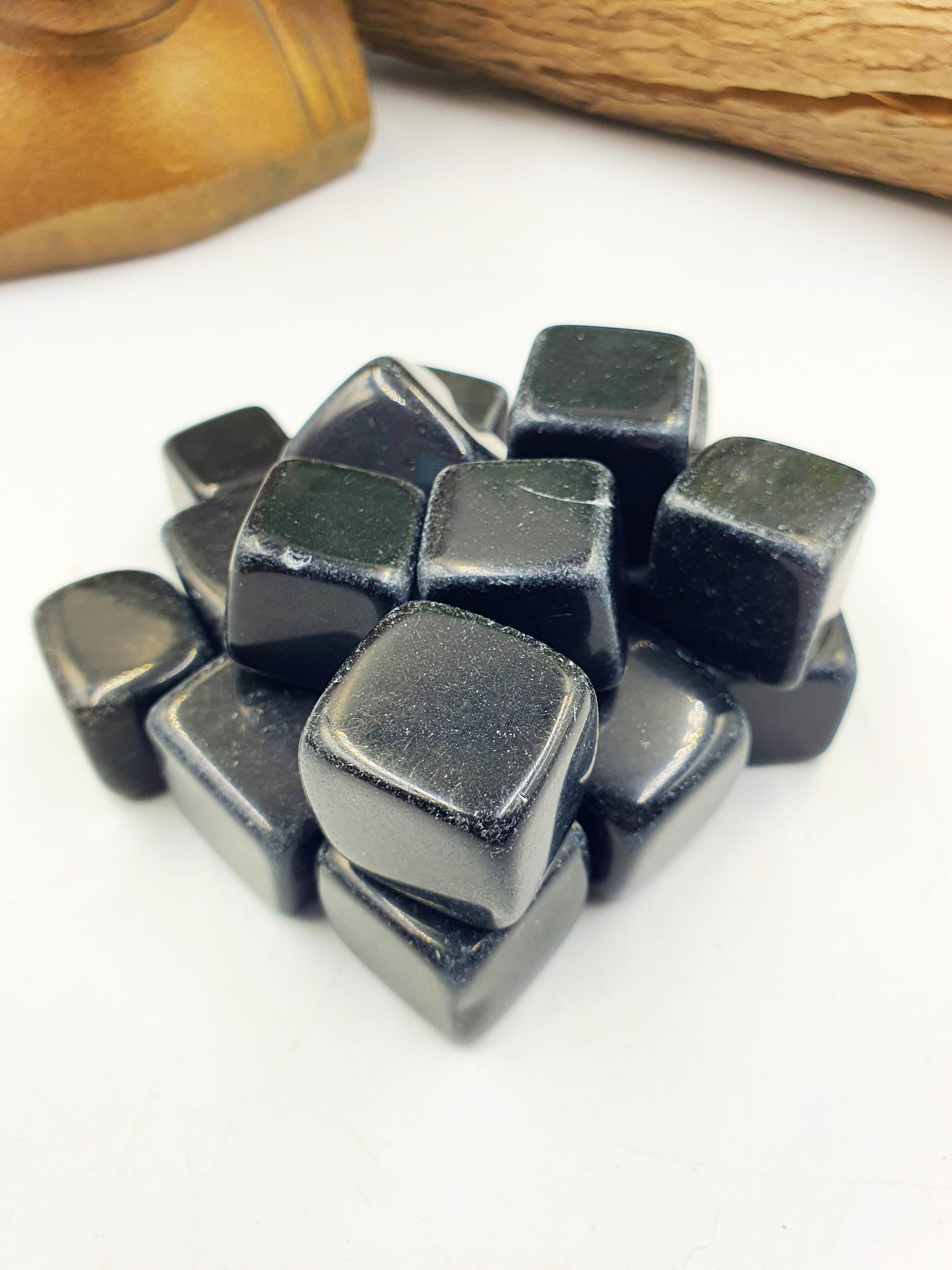 Imperfect Black Obsidian Mini Crystal Cube
