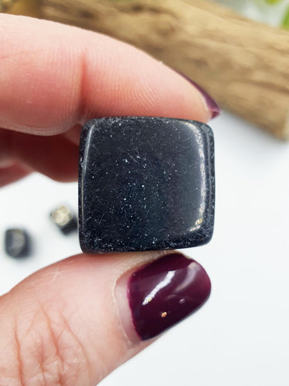 Imperfect Black Obsidian Mini Crystal Cube