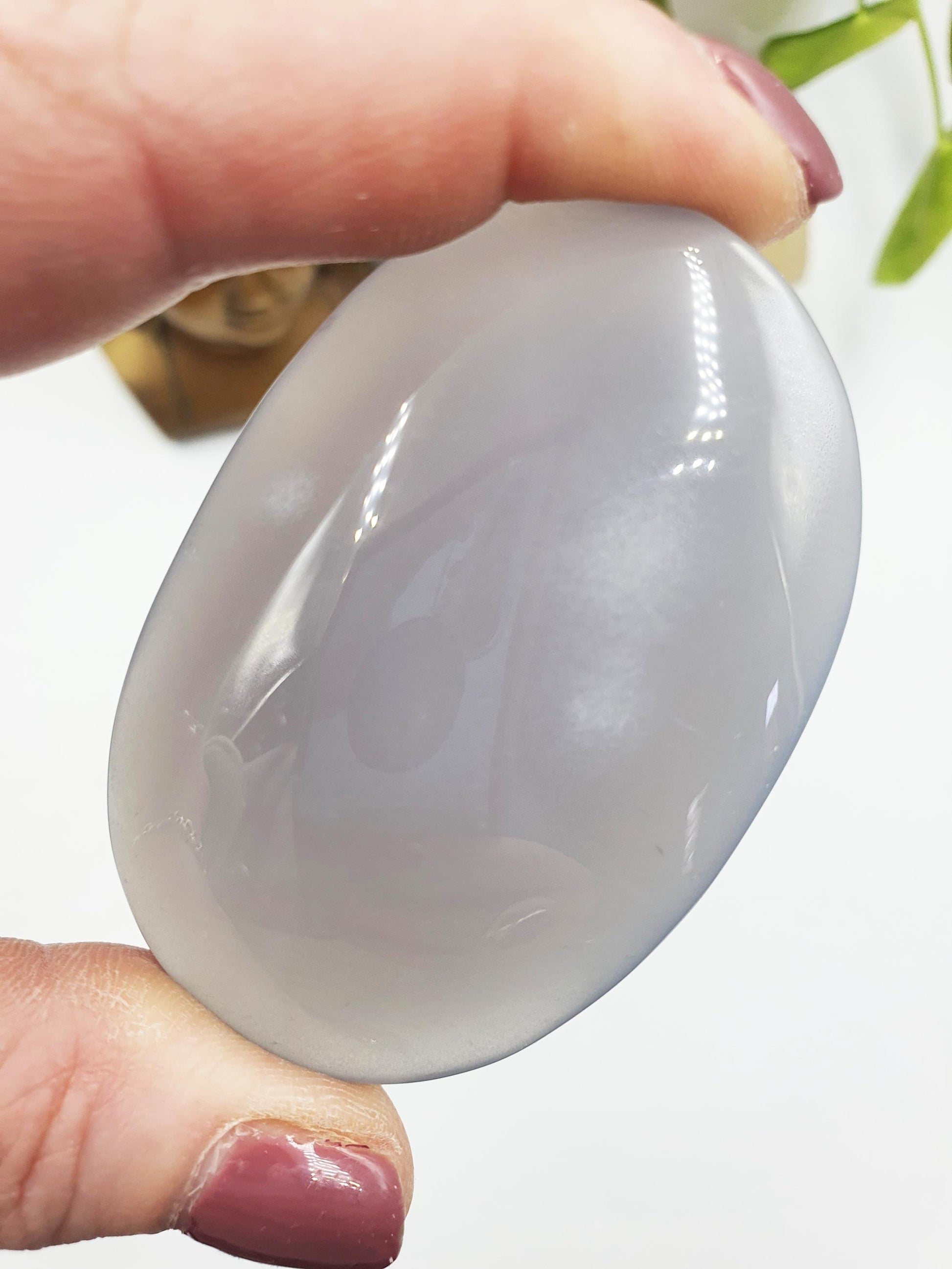 Blue Chalcedony Palm