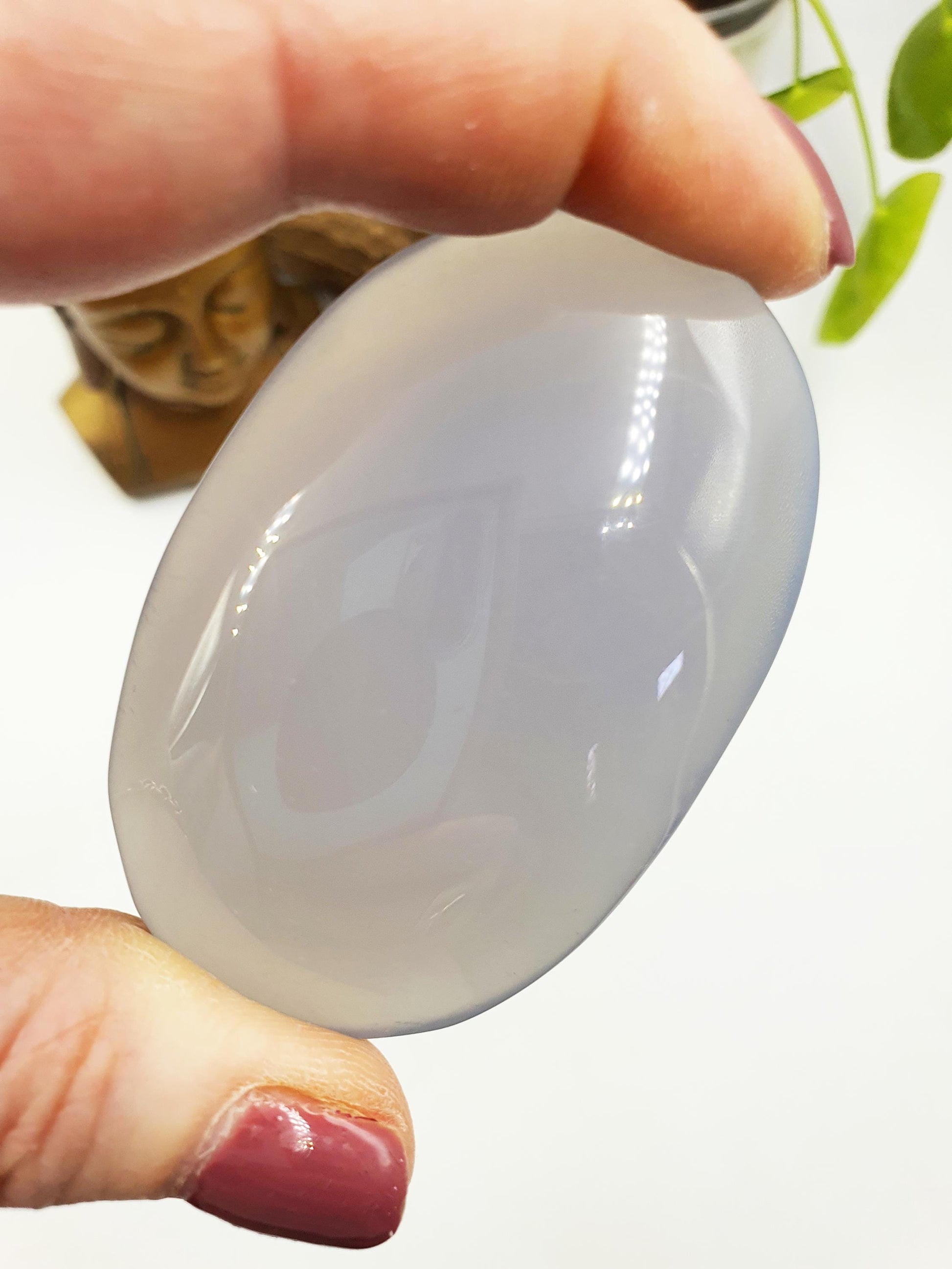 Blue Chalcedony Palm