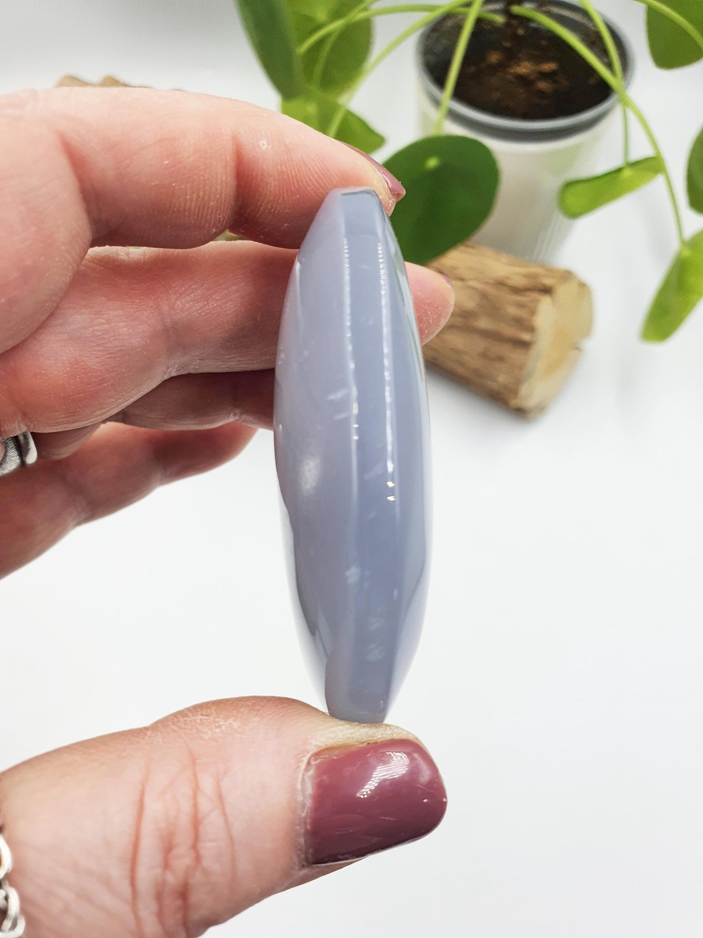 Blue Chalcedony Palm