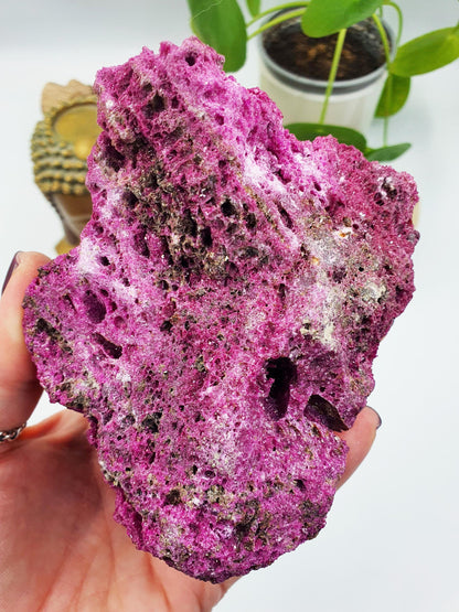 Raw Flashy Ruby Specimen / Rough Red Corundum Ruby / Natural Ruby Chunk - 610g
