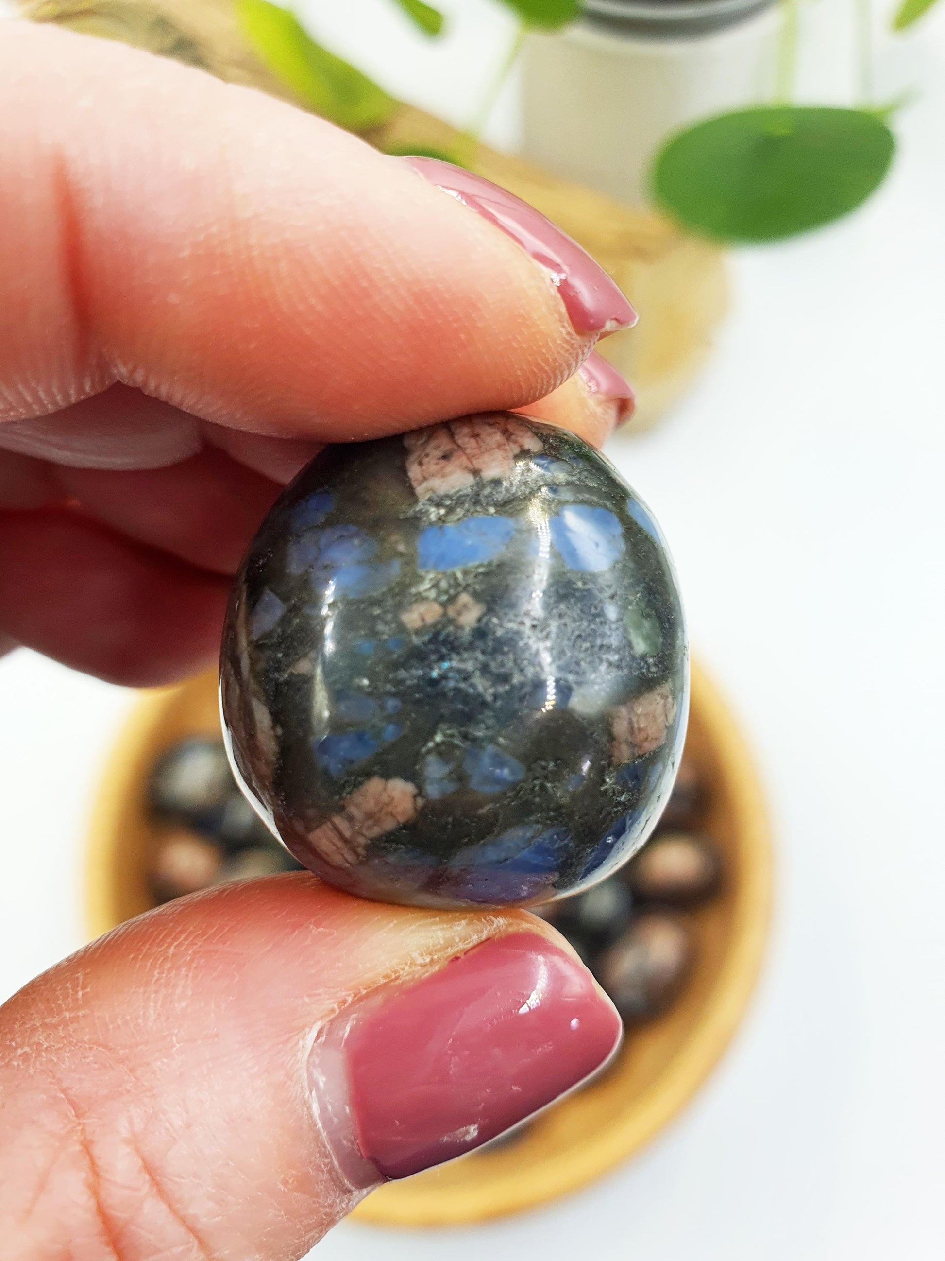 Que Sera (Llanite) Tumbles / Que Sera Tumble Stone / Llanite Tumble / Pocket Crystal / Grid Crystal
