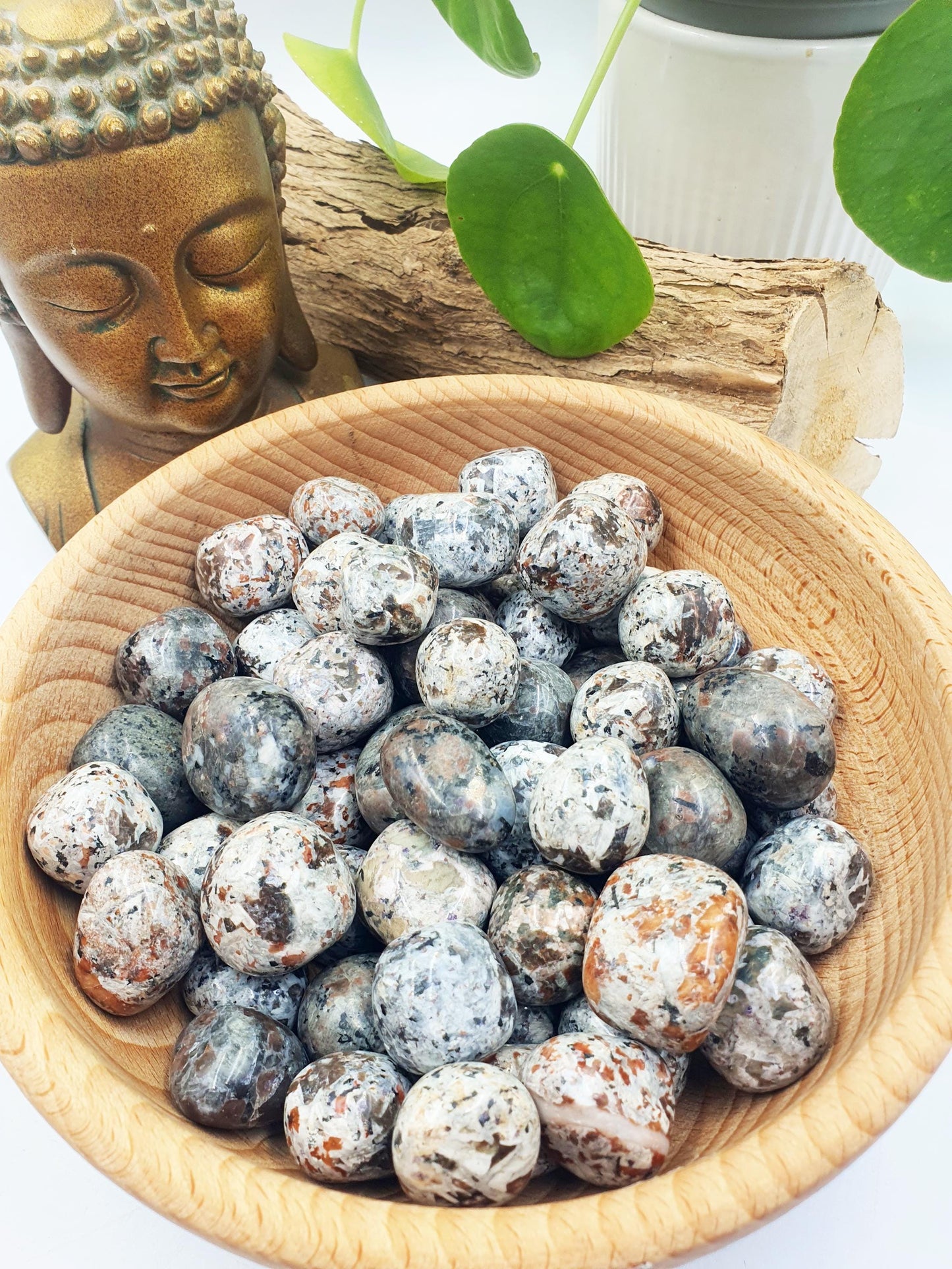 Yooperlite Tumbles / Yooperlite Tumblestone / UV Reactive Tumbles / Pocket Stone / Grid Crystal