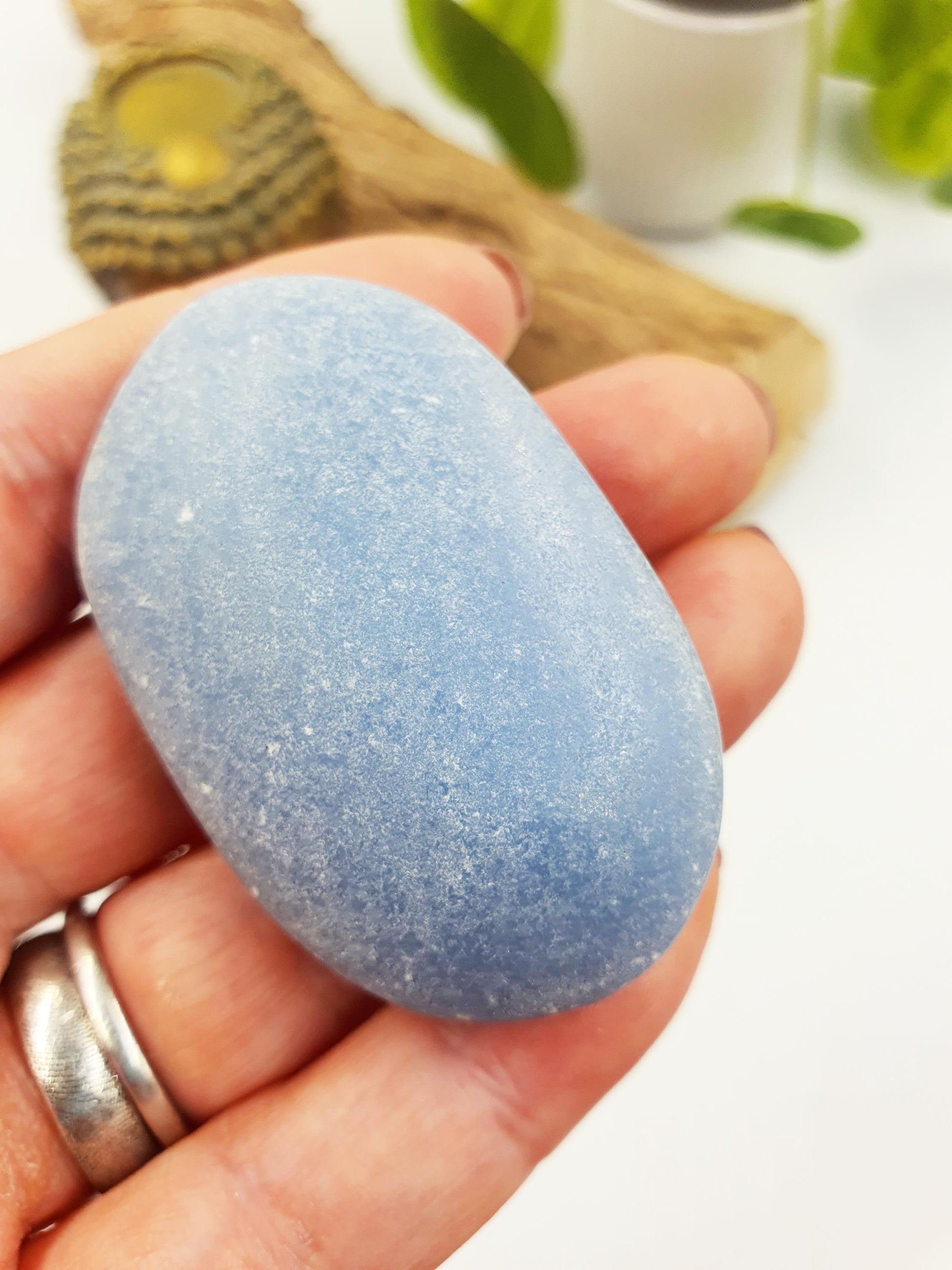 Lovely Angelite Palm