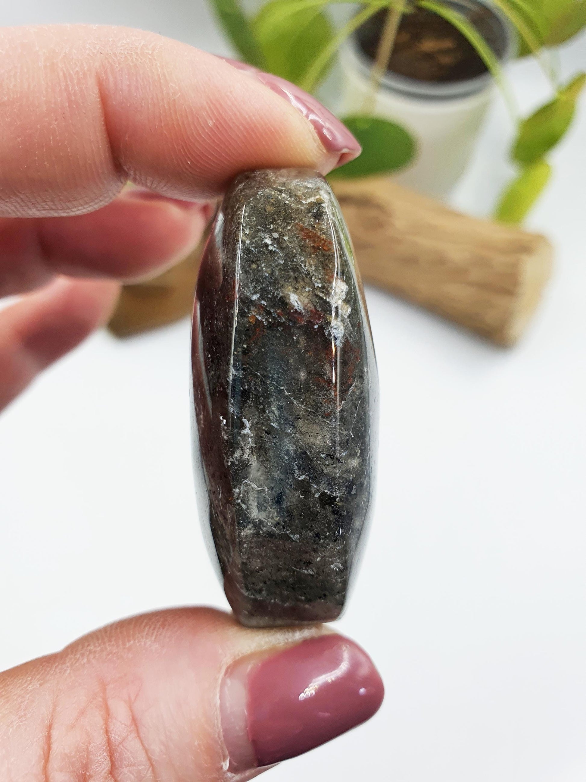 High Grade Sparkly Thousand Layer Palm - Thoudand Layer (Lodolite) Palm Stone