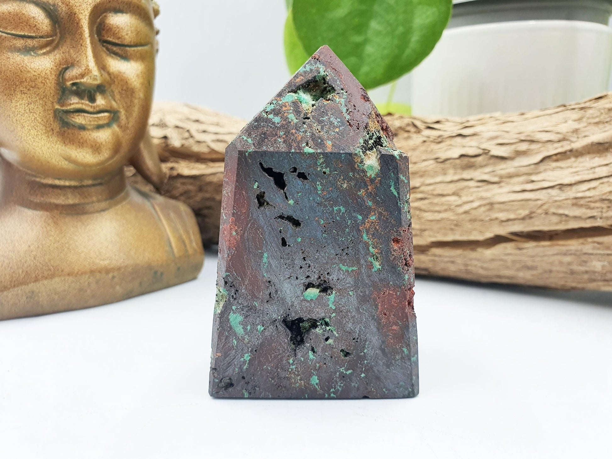 Large Sparkly Raw Azurite Tower