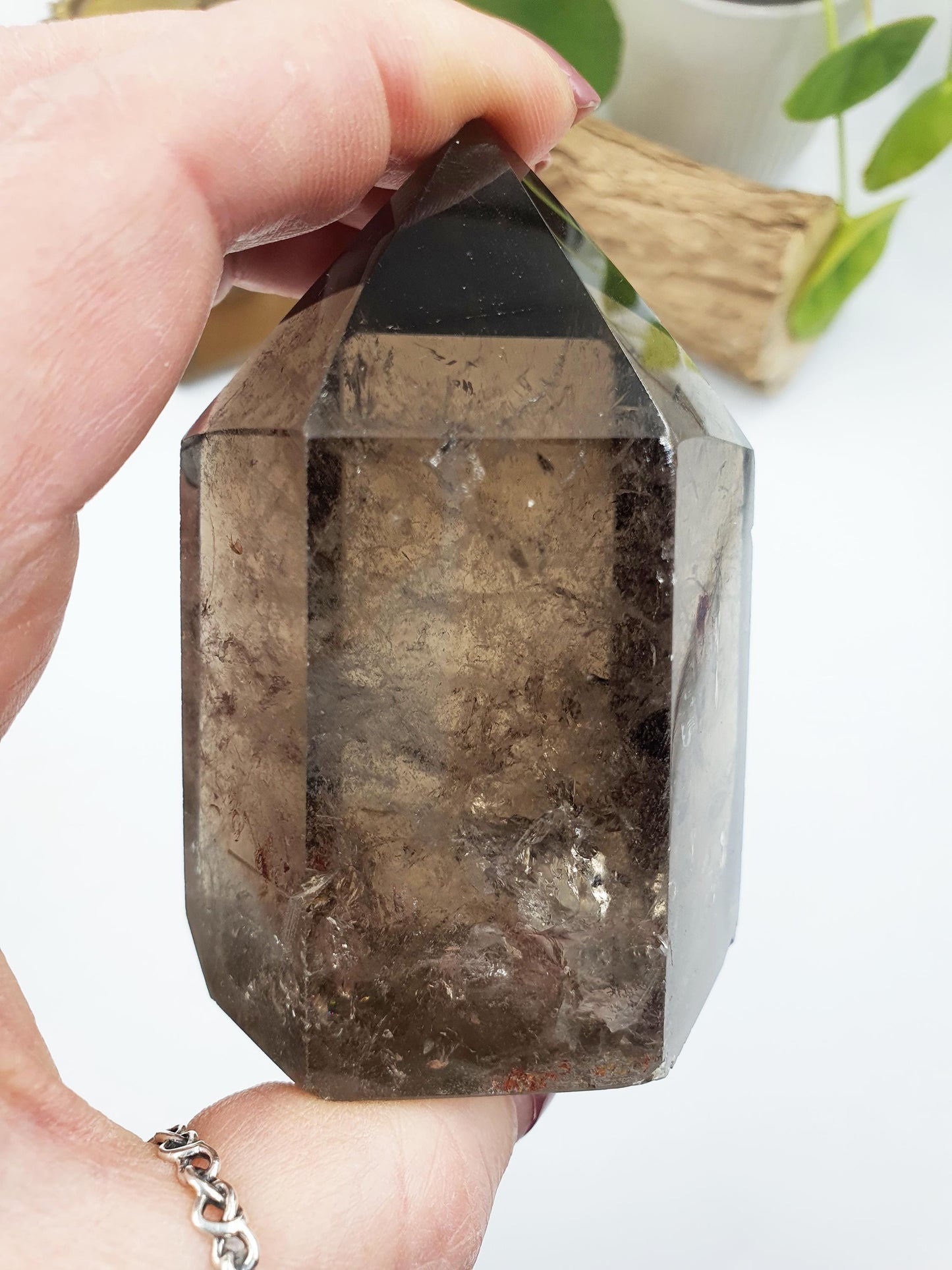 Smoky Quartz Chunky Point