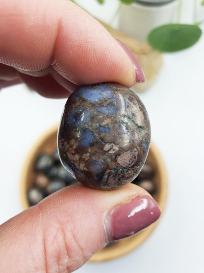 Que Sera (Llanite) Tumbles / Que Sera Tumble Stone / Llanite Tumble / Pocket Crystal / Grid Crystal
