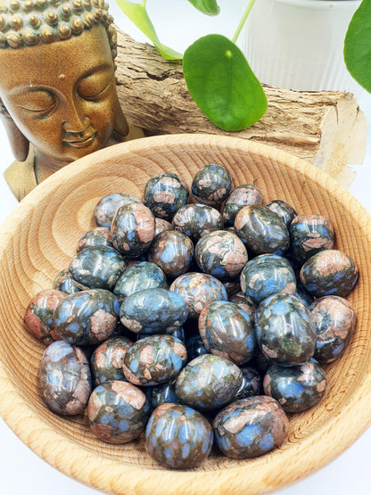 Que Sera (Llanite) Tumbles / Que Sera Tumble Stone / Llanite Tumble / Pocket Crystal / Grid Crystal
