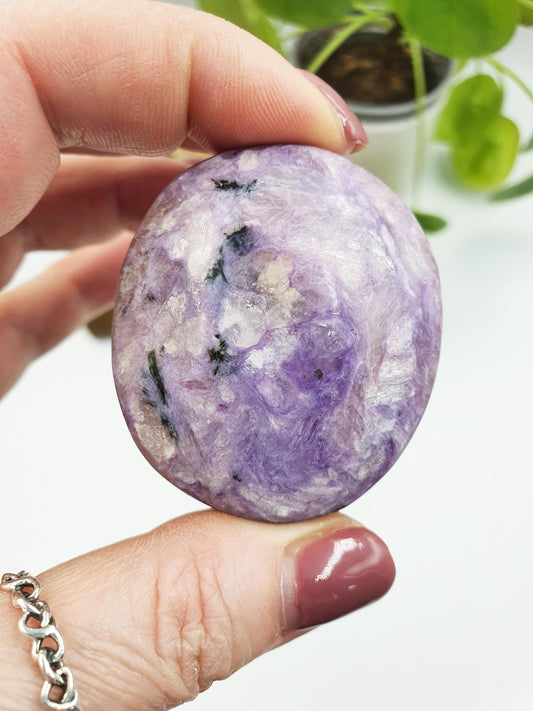 Unique Charoite Palm