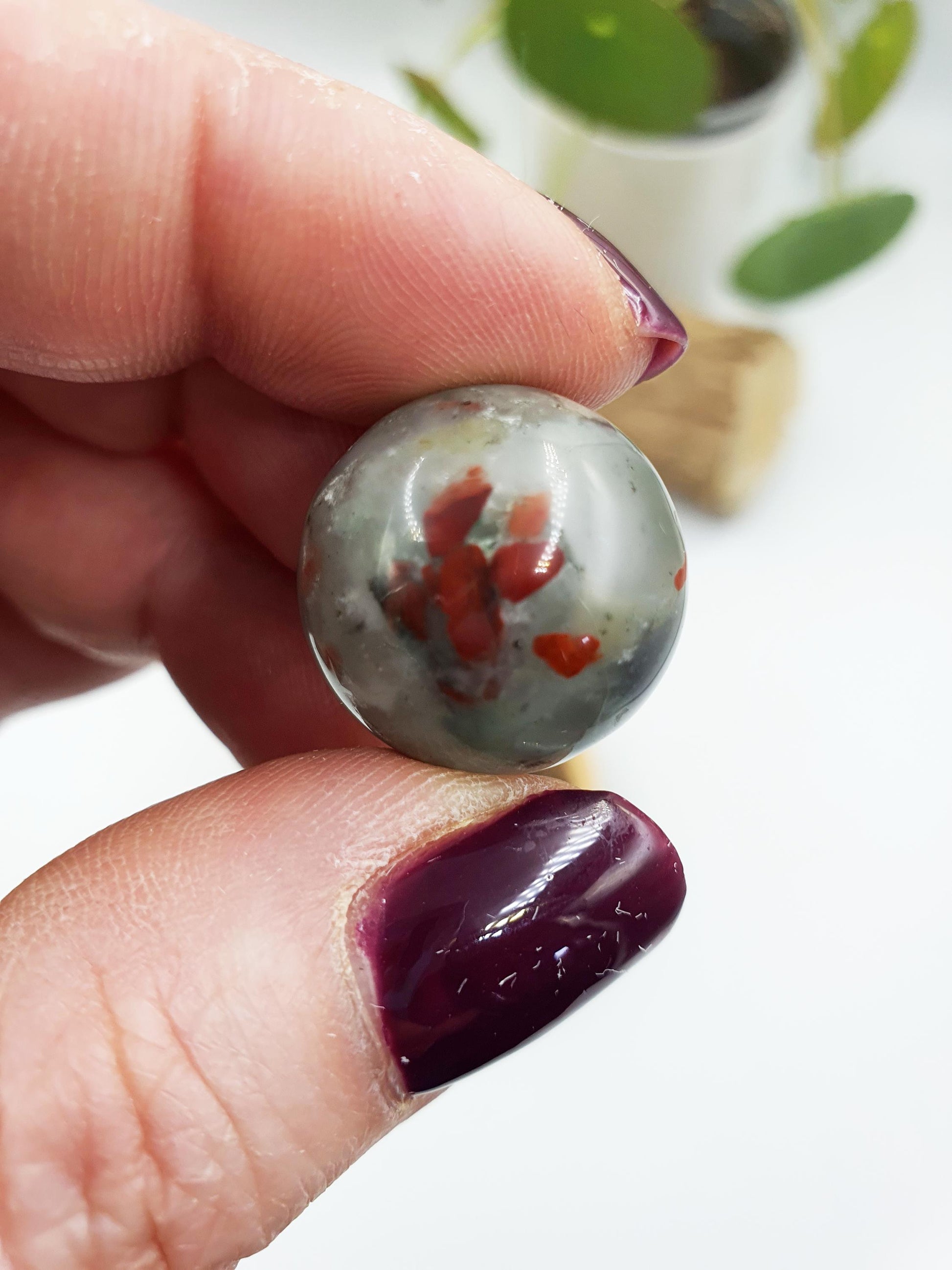 African Bloodstone Mini Sphere